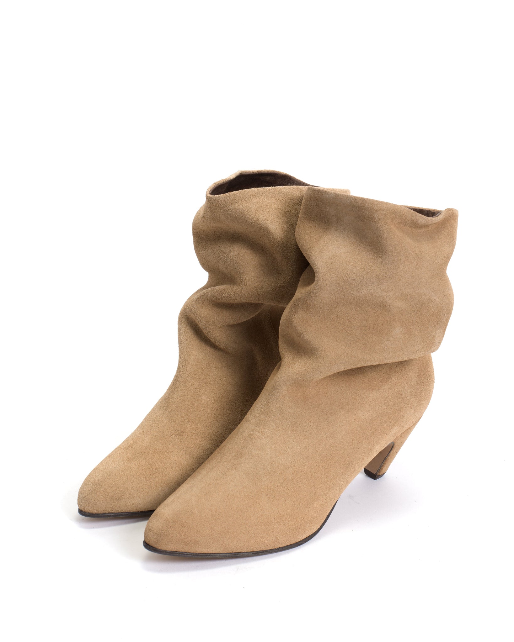 Vully 50 stiletto Calf suede Desert sand - Anonymous Copenhagen