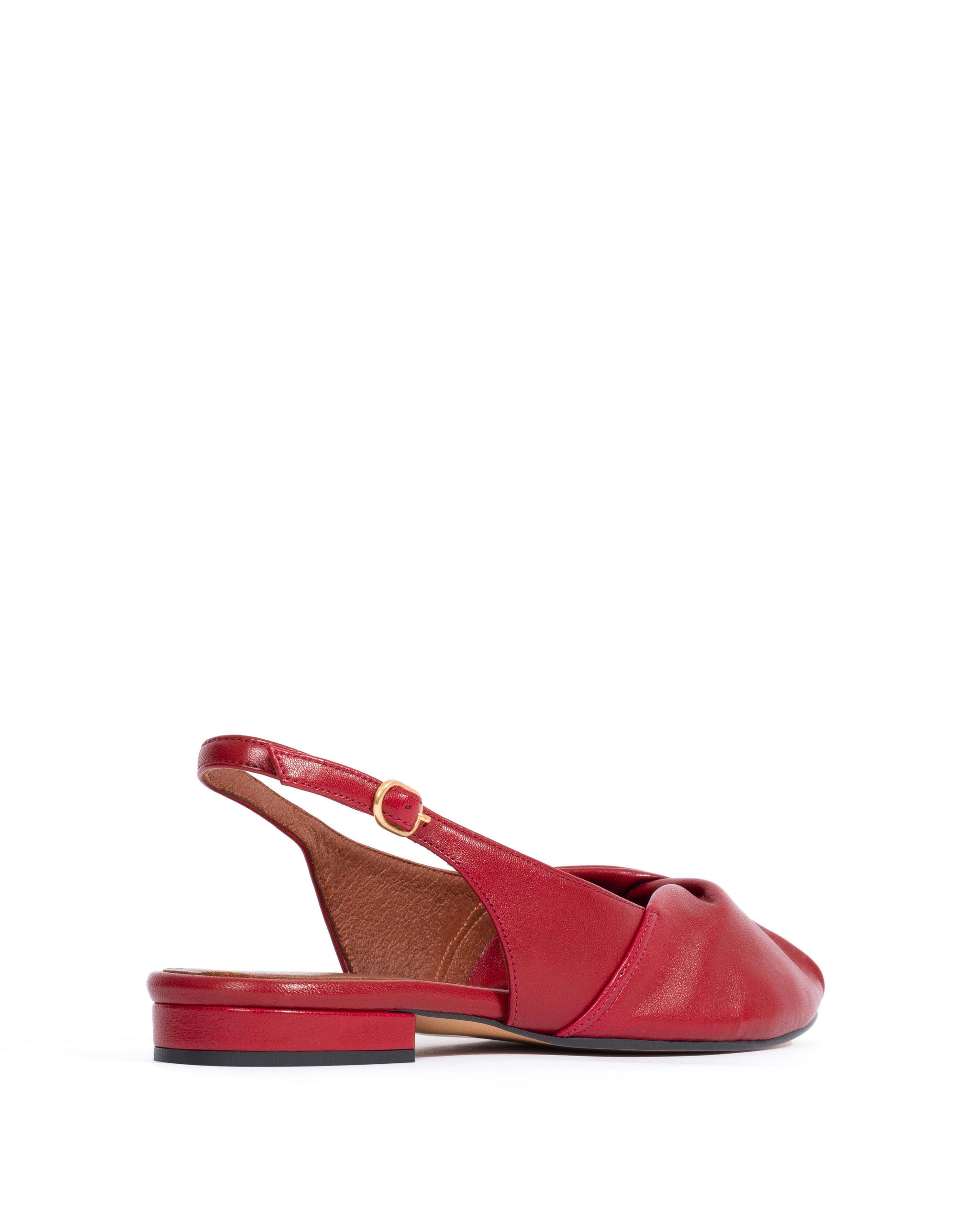 Magda 20 Silky lamb Pomegranate - Anonymous Copenhagen Flat sandals