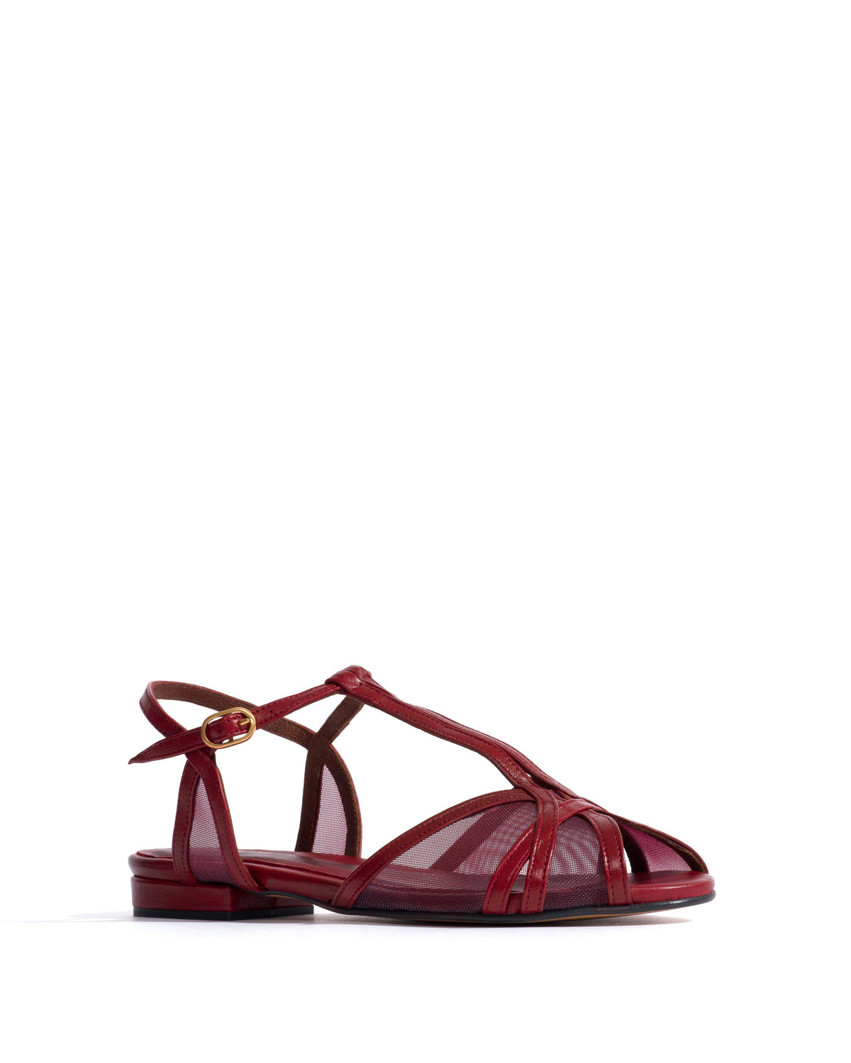 Therese 20 mesh Shiny lamb & mesh Pomegranate