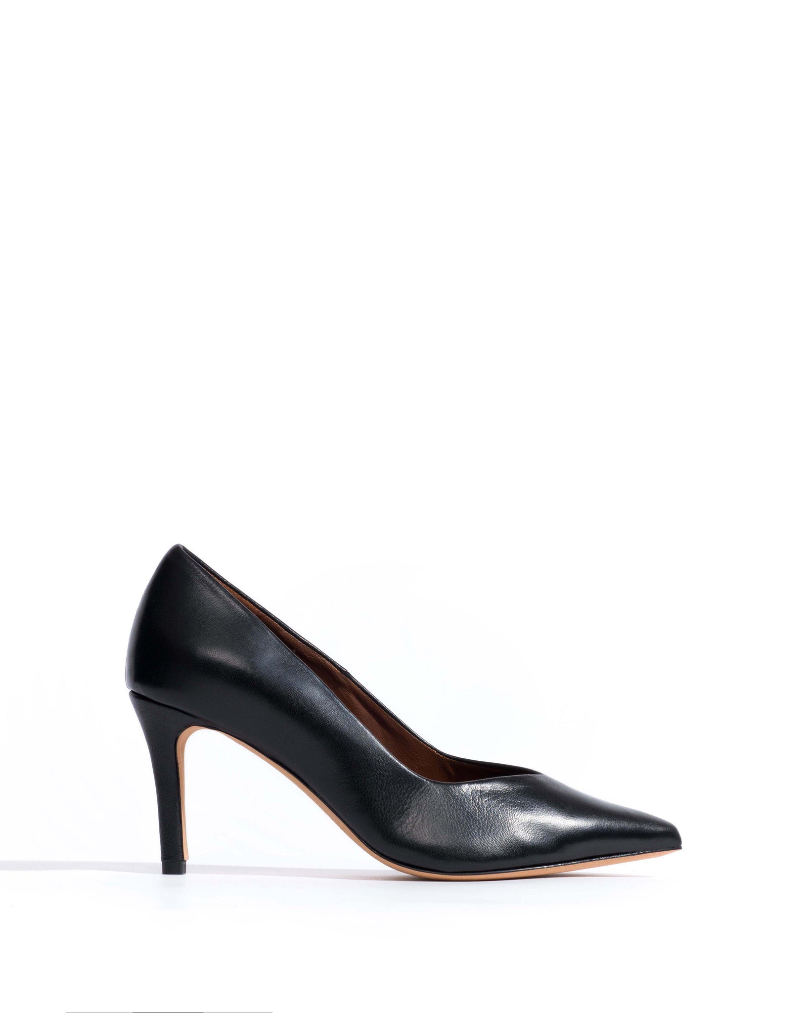 Trini 75 Shiny lamb Black - Anonymous Copenhagen Heels