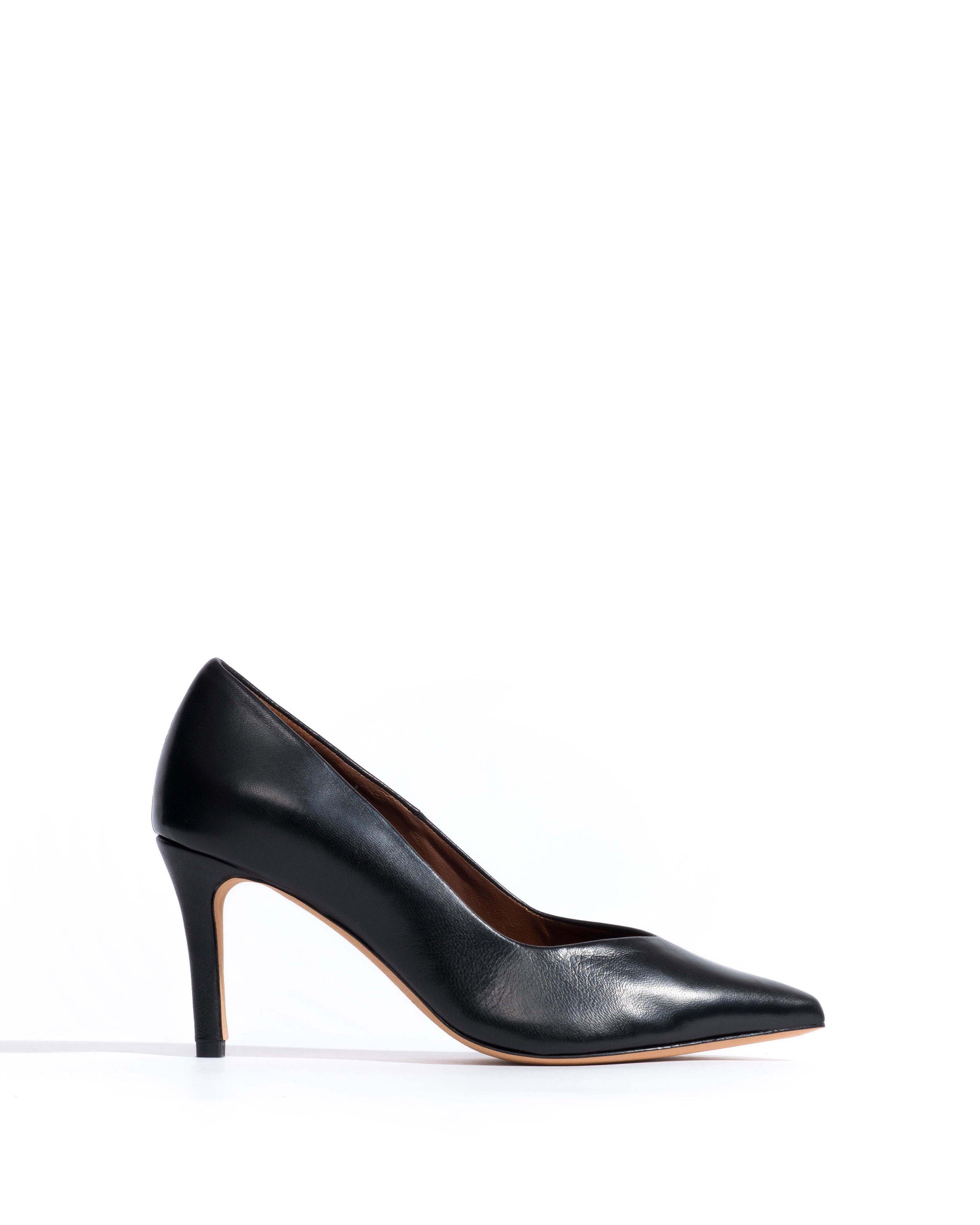 Trini 75 Shiny lamb Black - Anonymous Copenhagen Heels