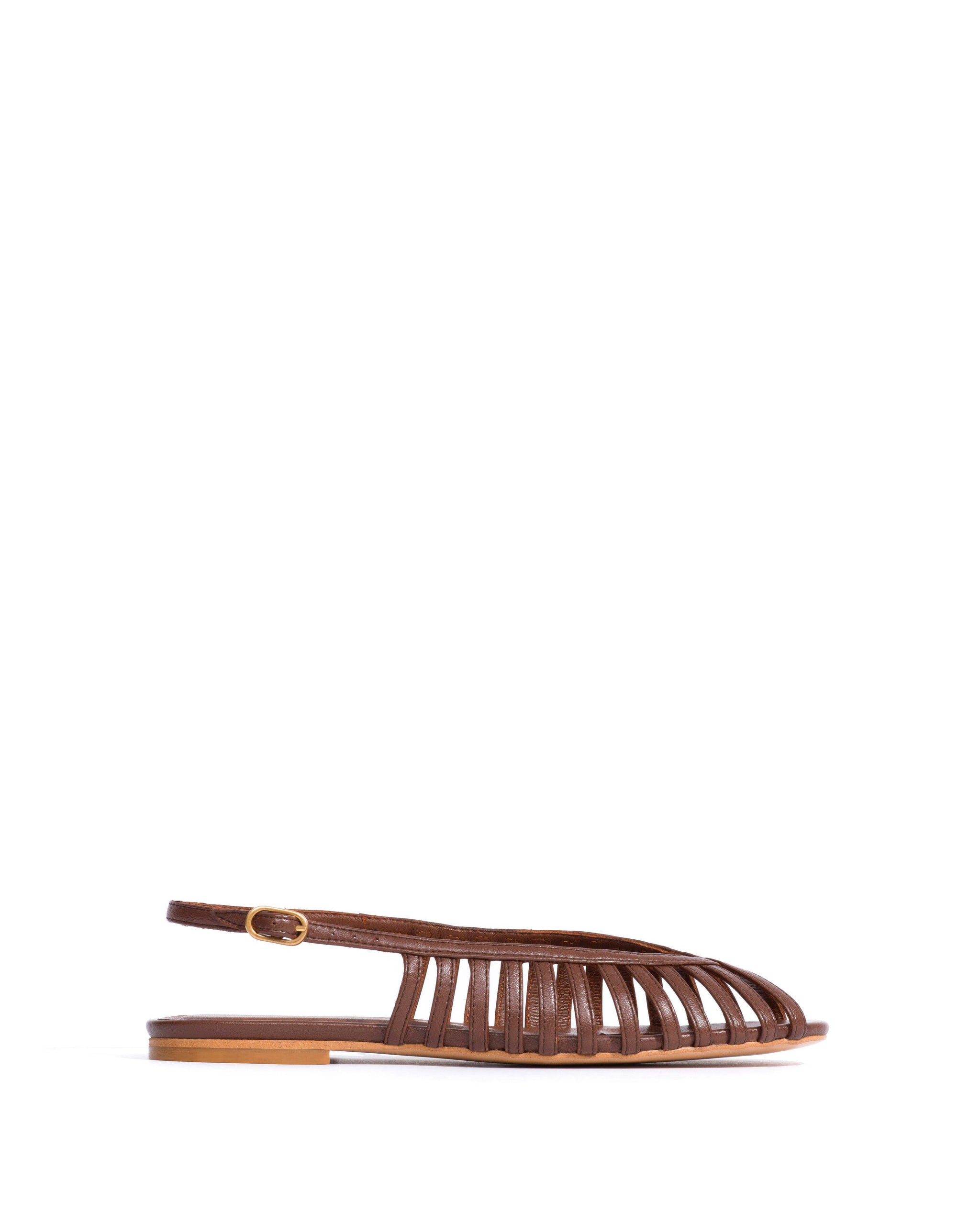 Carminho 10 Shiny lamb Chocolate - Anonymous Copenhagen Flat sandals