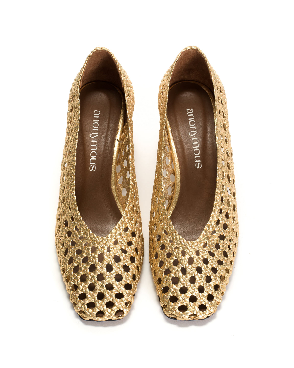 Sessi 60 hand-braided Hand-braided leather Gold