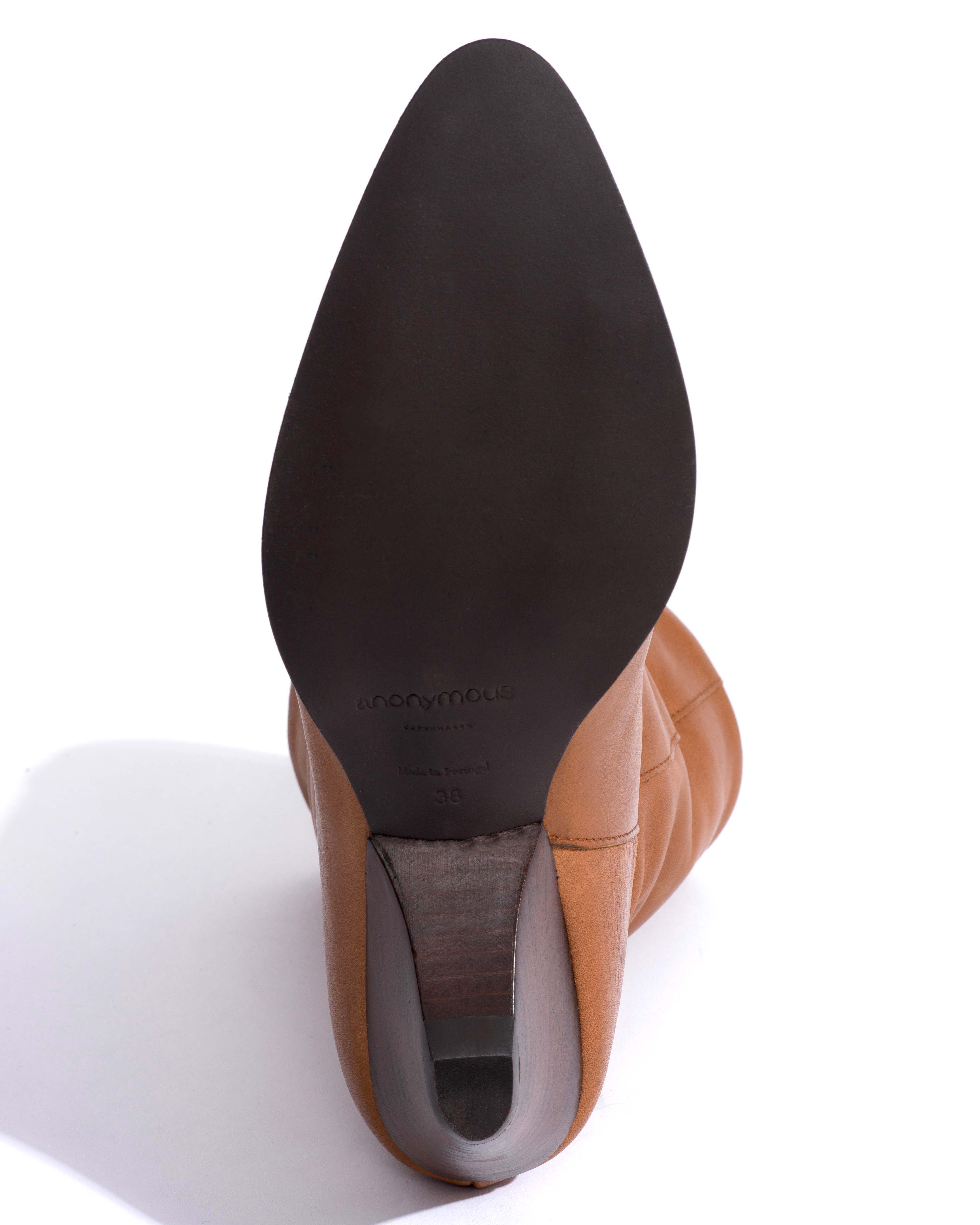 Vully 50 triangle lamb shearling Vegetal soft calf Cinnamon