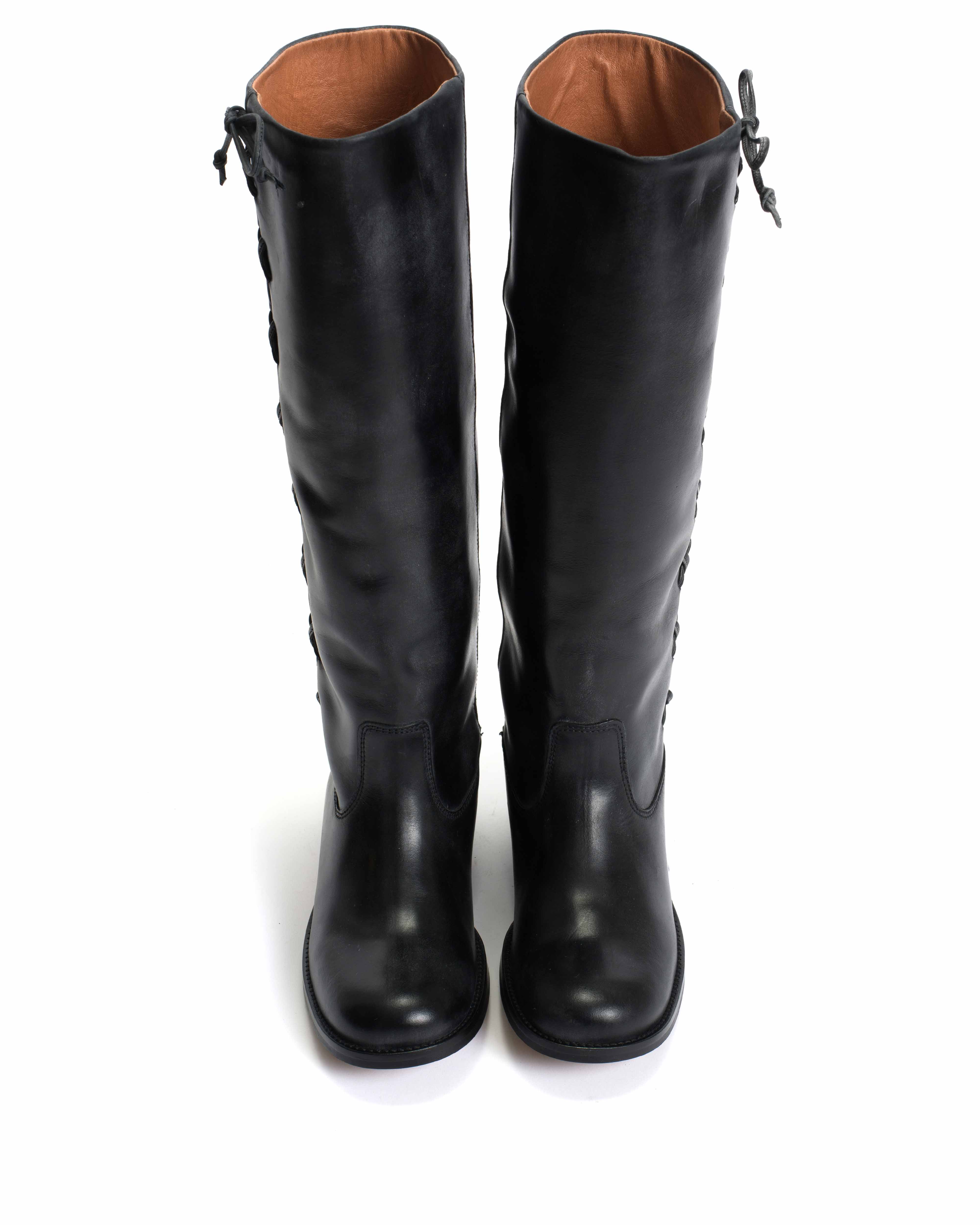 Dico Ann Side laces Escovado Black