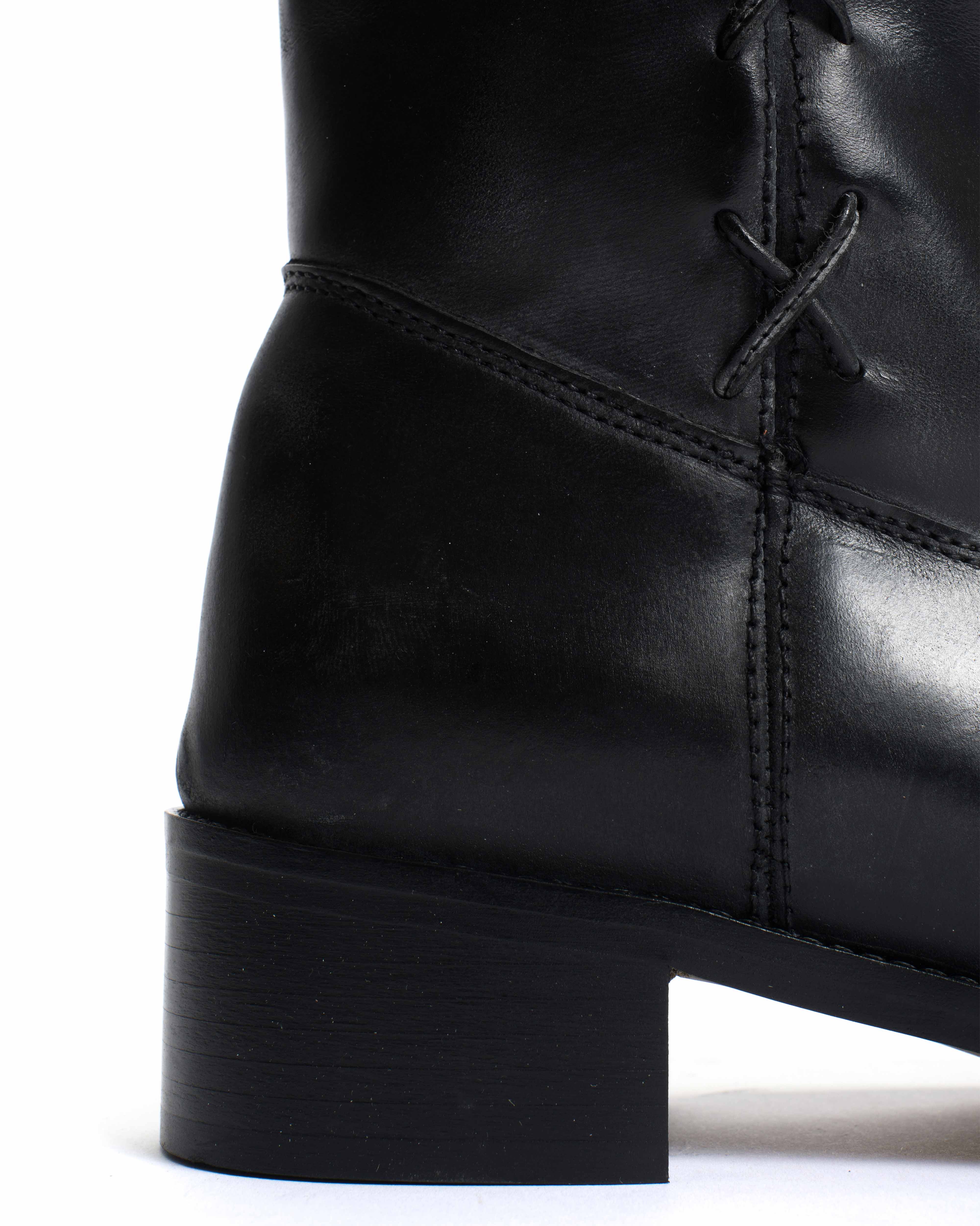 Dico Ann Side laces Escovado Black