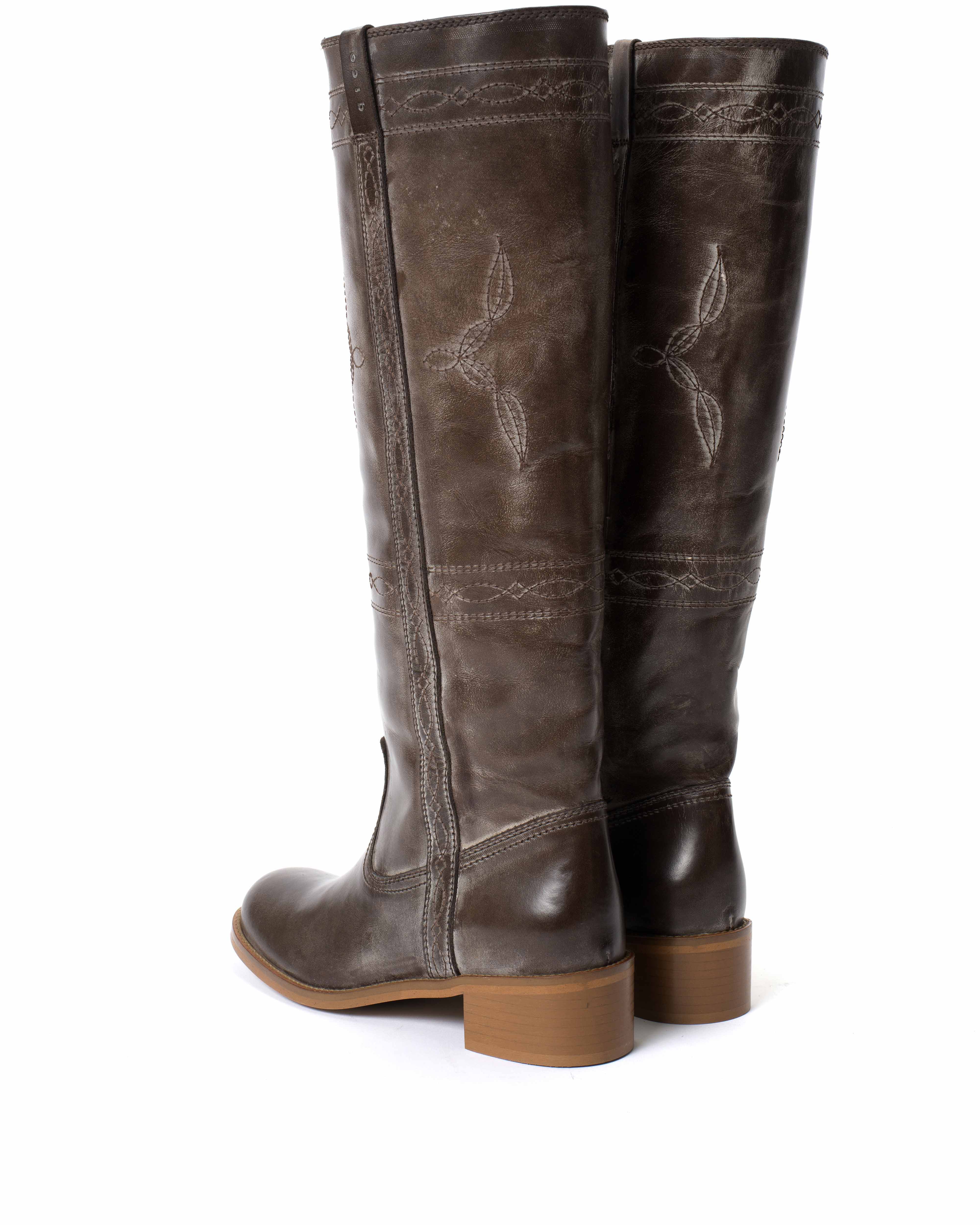 Dico Ann Western stitch Escovado Dark brown