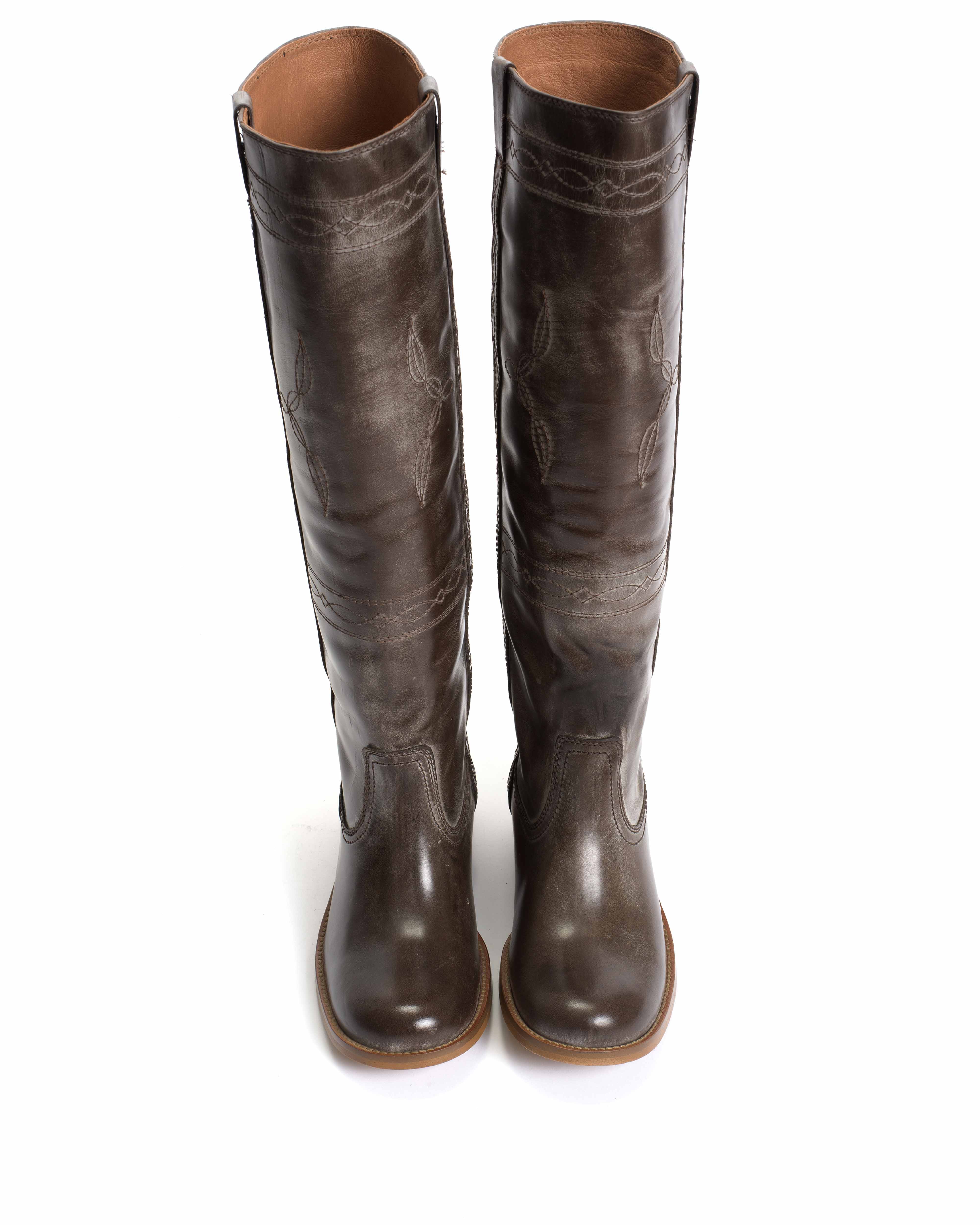Dico Ann Western stitch Escovado Dark brown