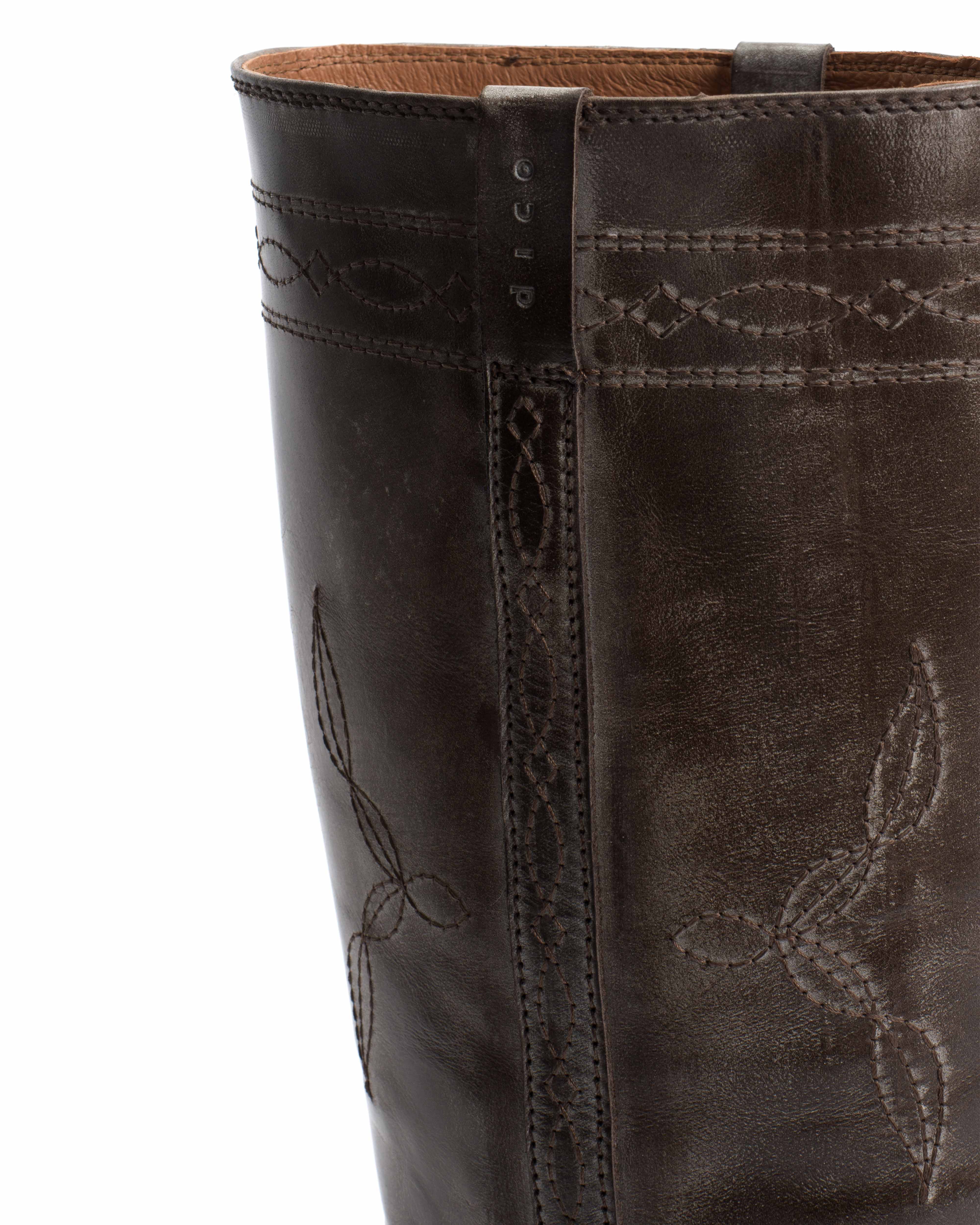 Dico Ann Western stitch Escovado Dark brown