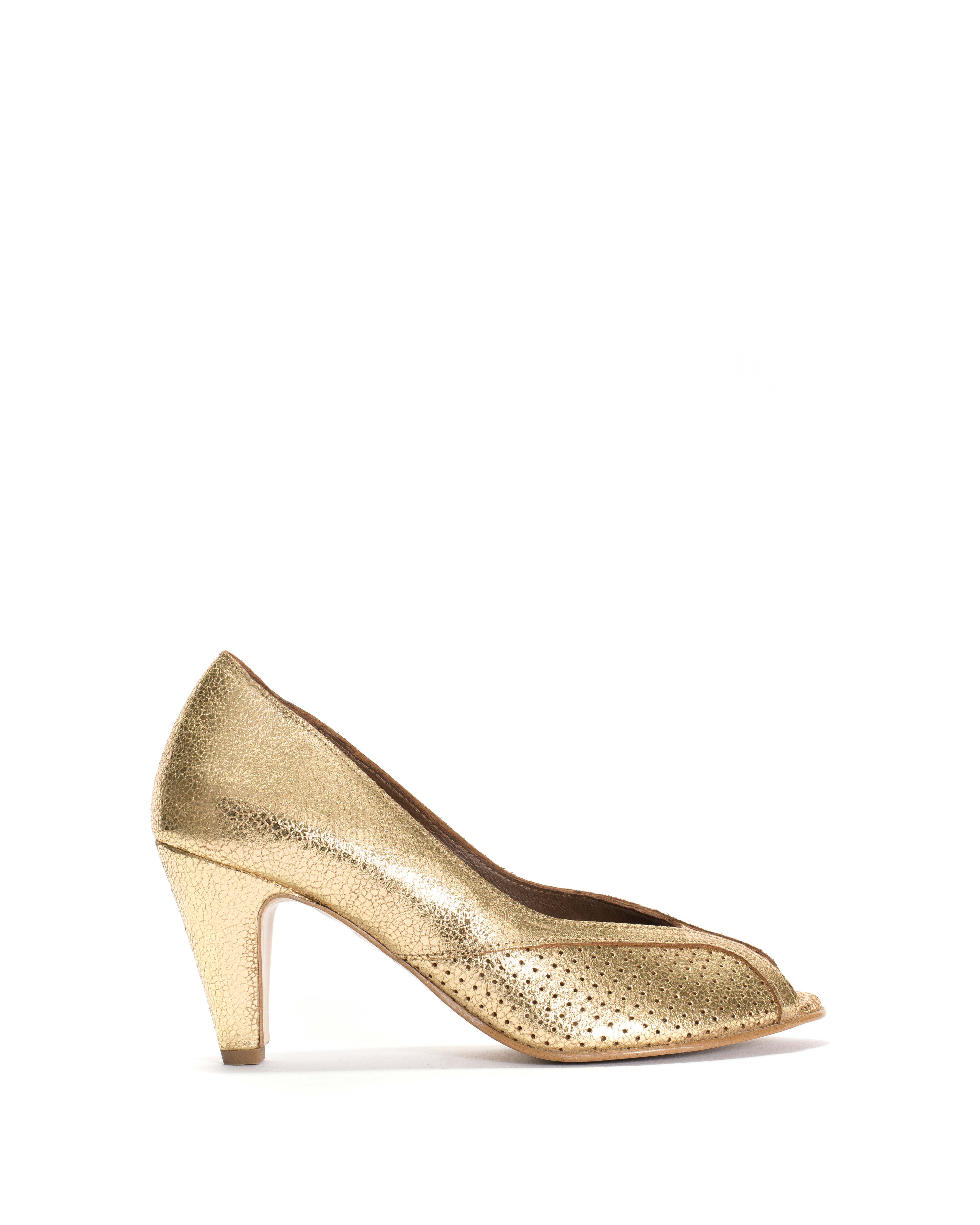 Alania Crackled metallic goat Gold