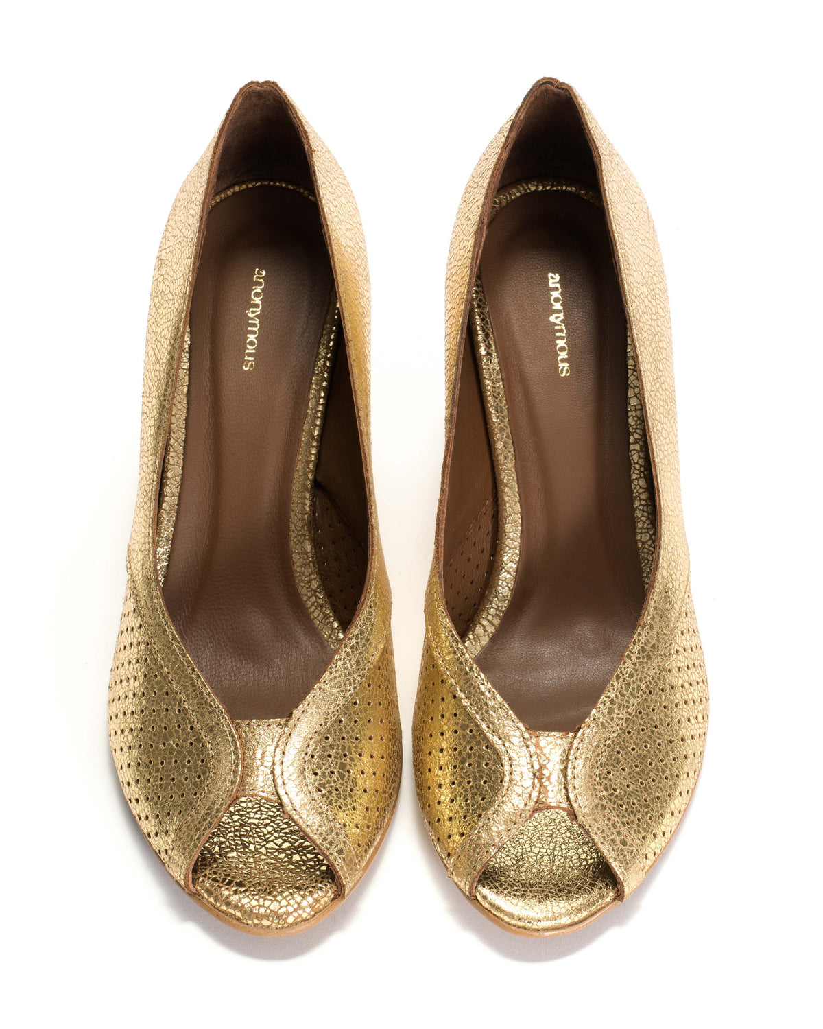 Alania Crackled metallic goat Gold