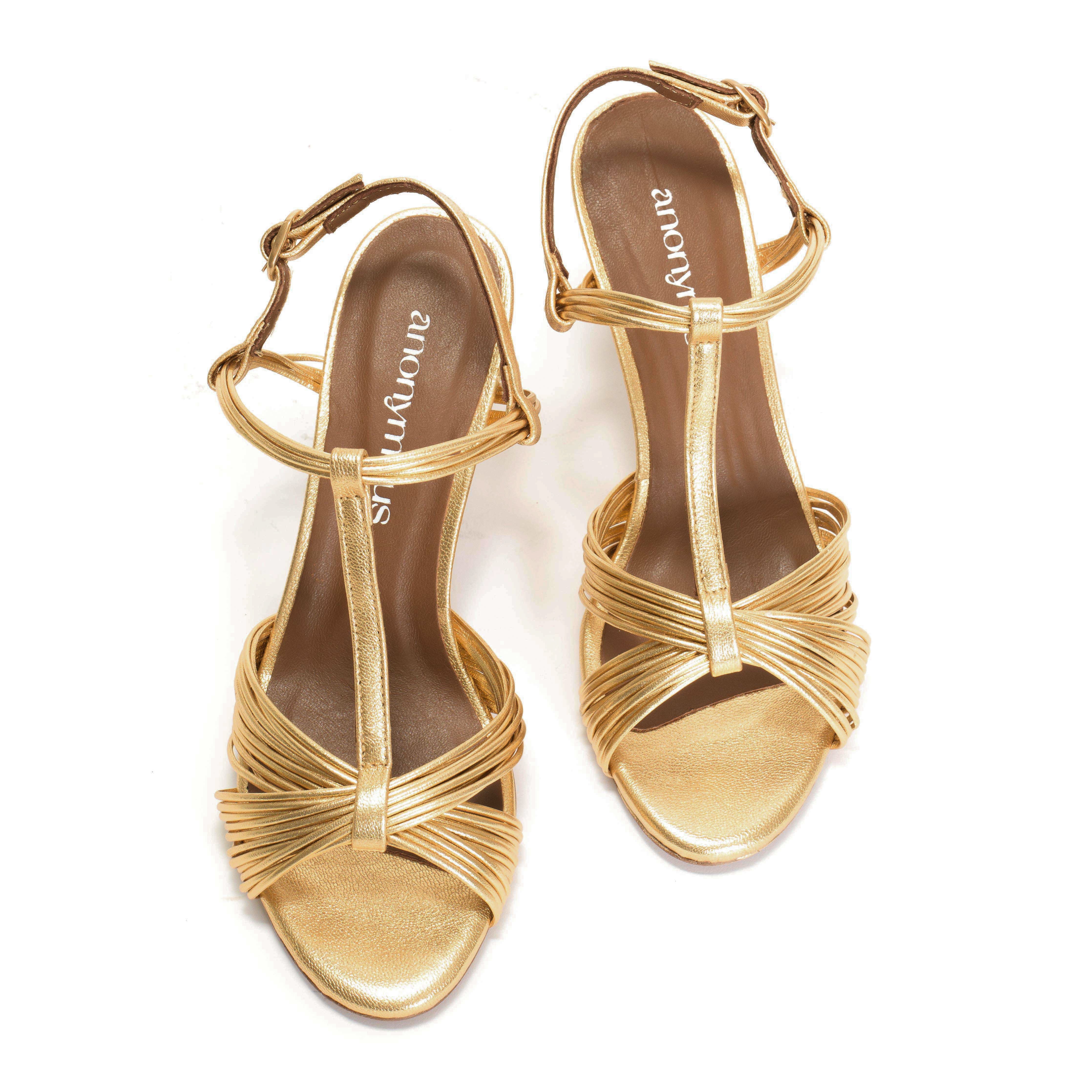 Alessandra 75 Metallic goat Gold