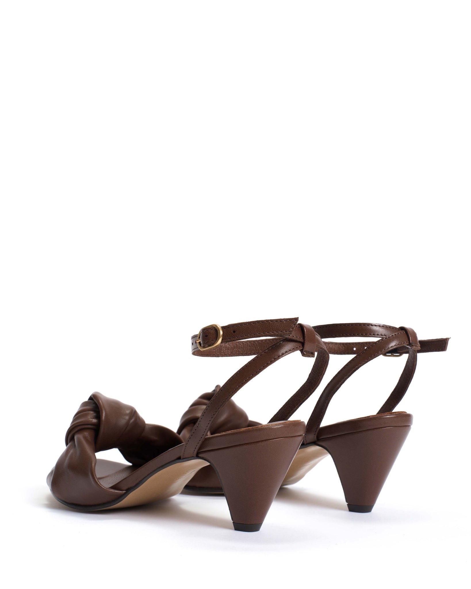Aliza 50 stiletto Shiny lamb Chocolate - Anonymous Copenhagen