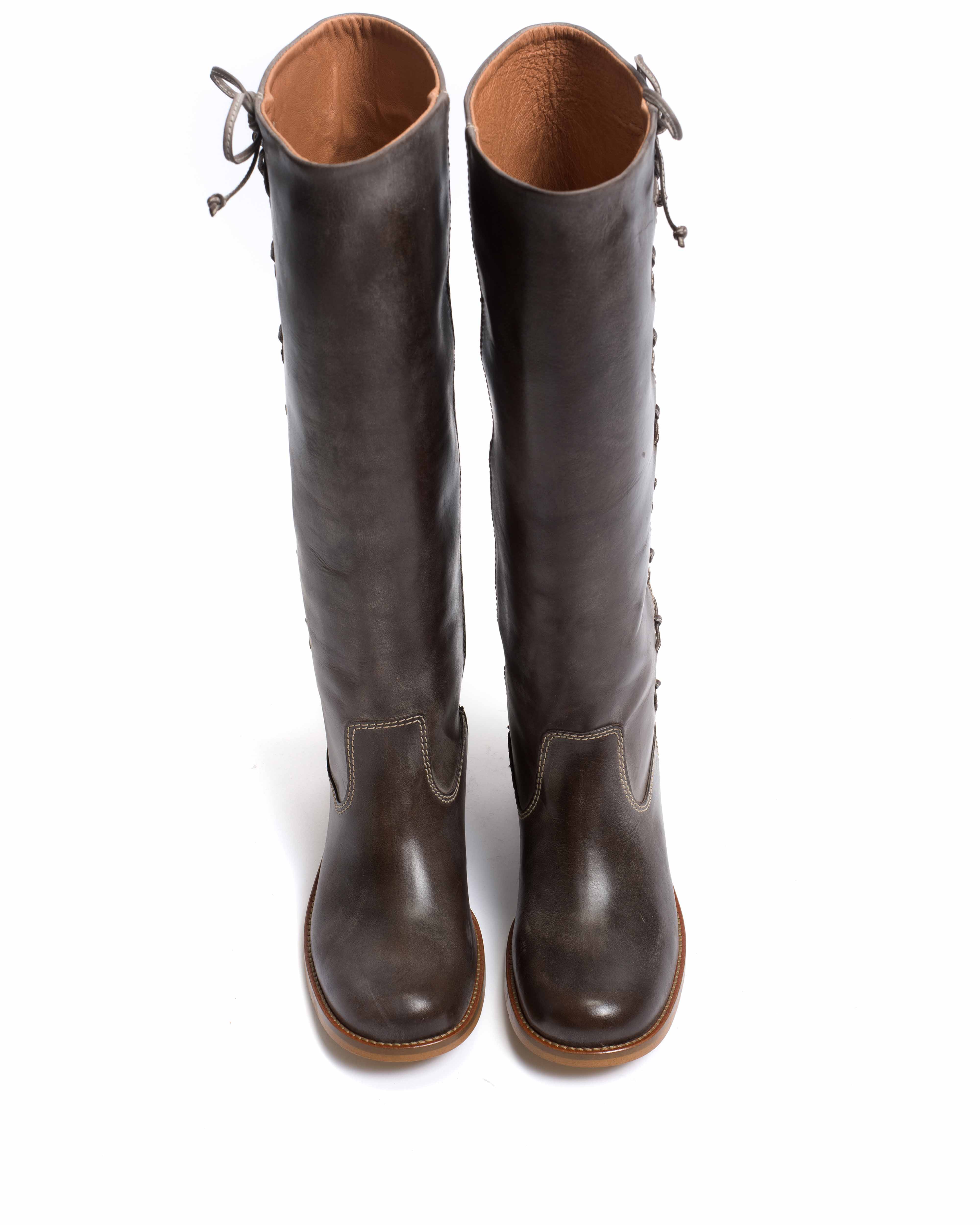 Dico Ann Side laces Escovado Dark brown