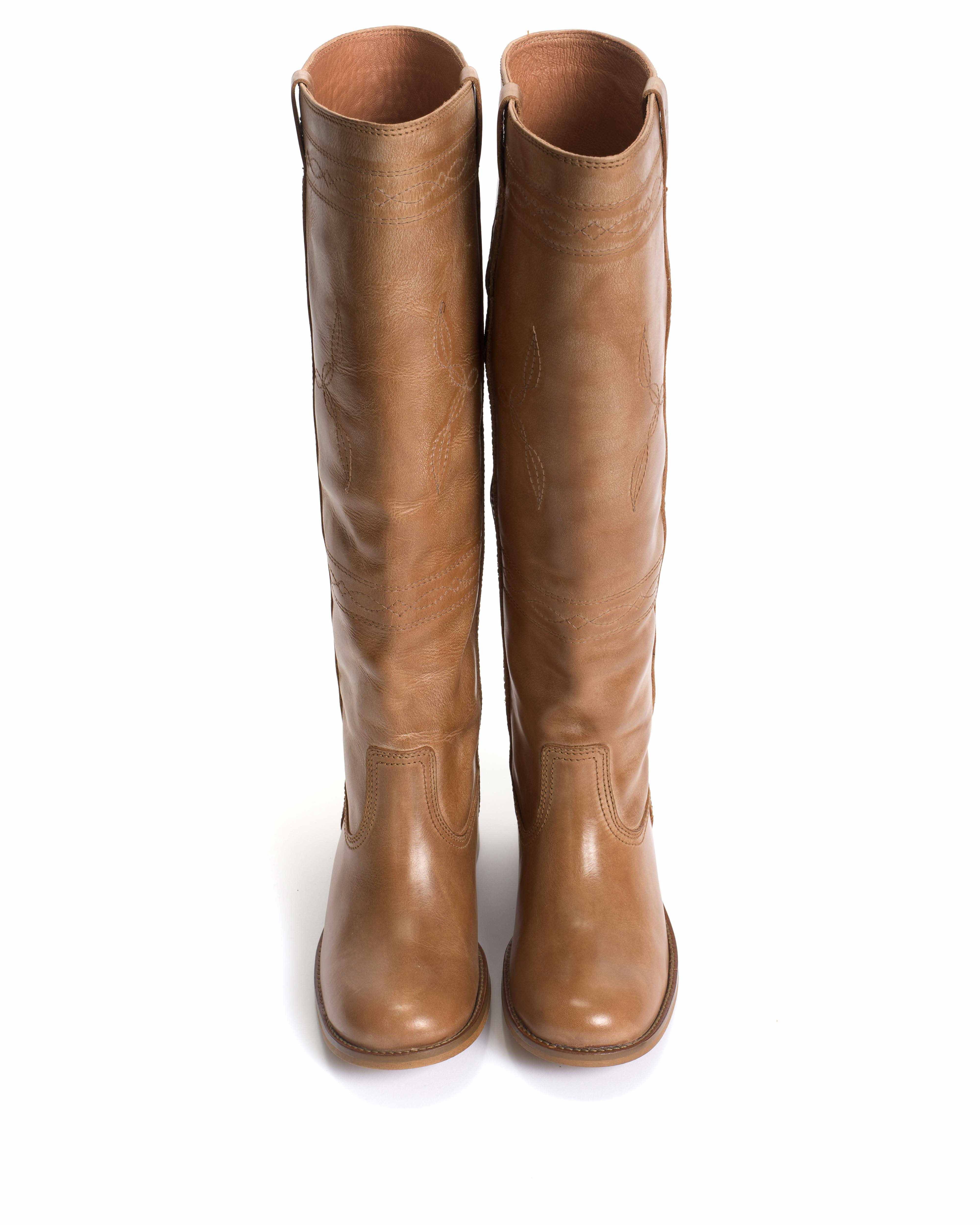 Dico Ann Western stitch Escovado Dark tan