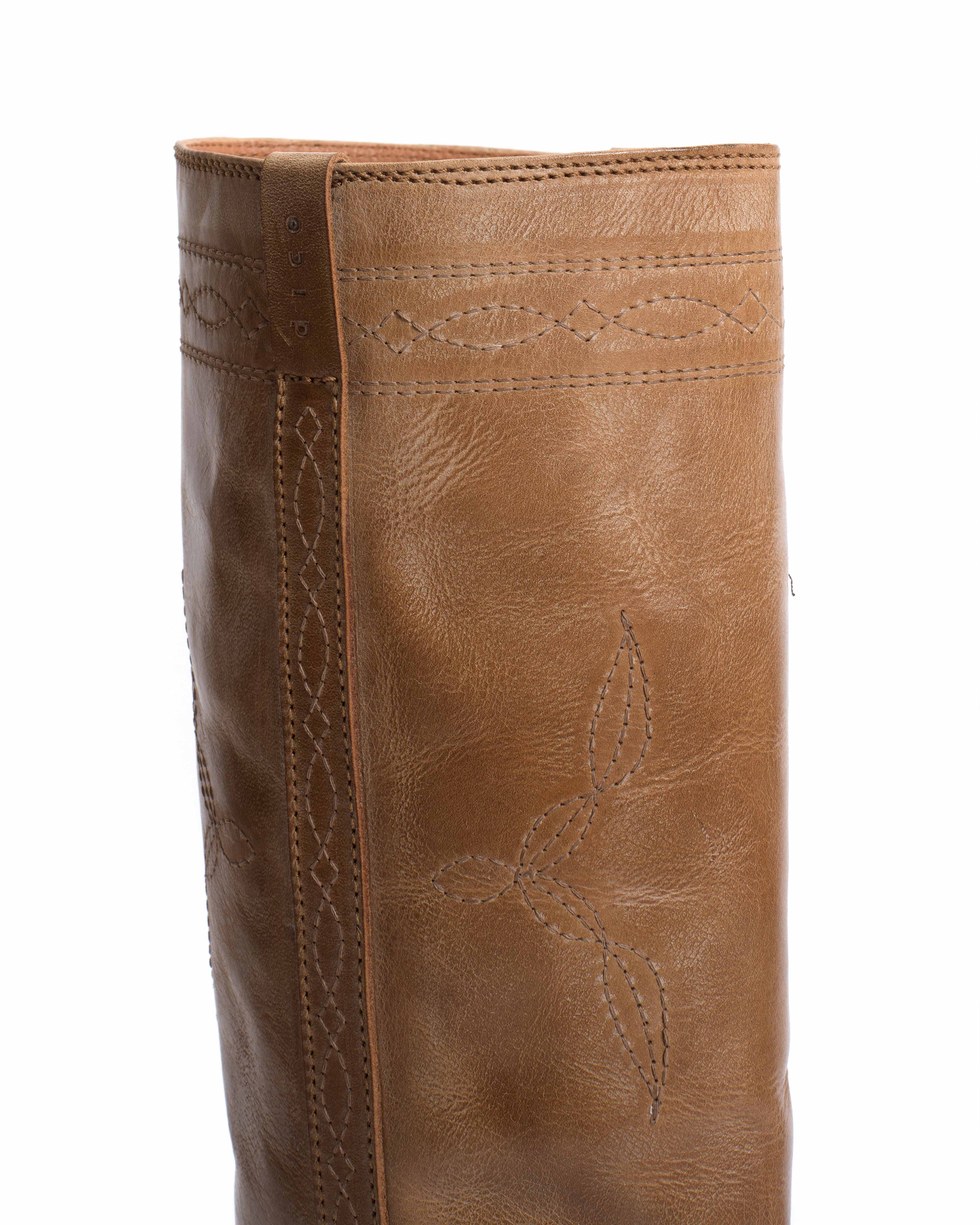 Dico Ann Western stitch Escovado Dark tan