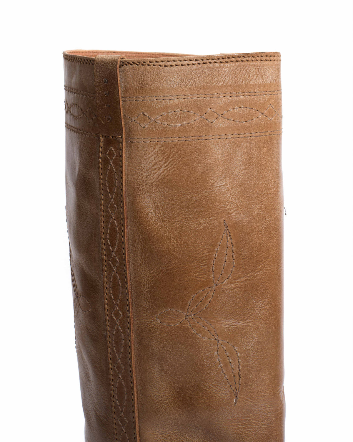 Dico Ann Western stitch Escovado Dark tan
