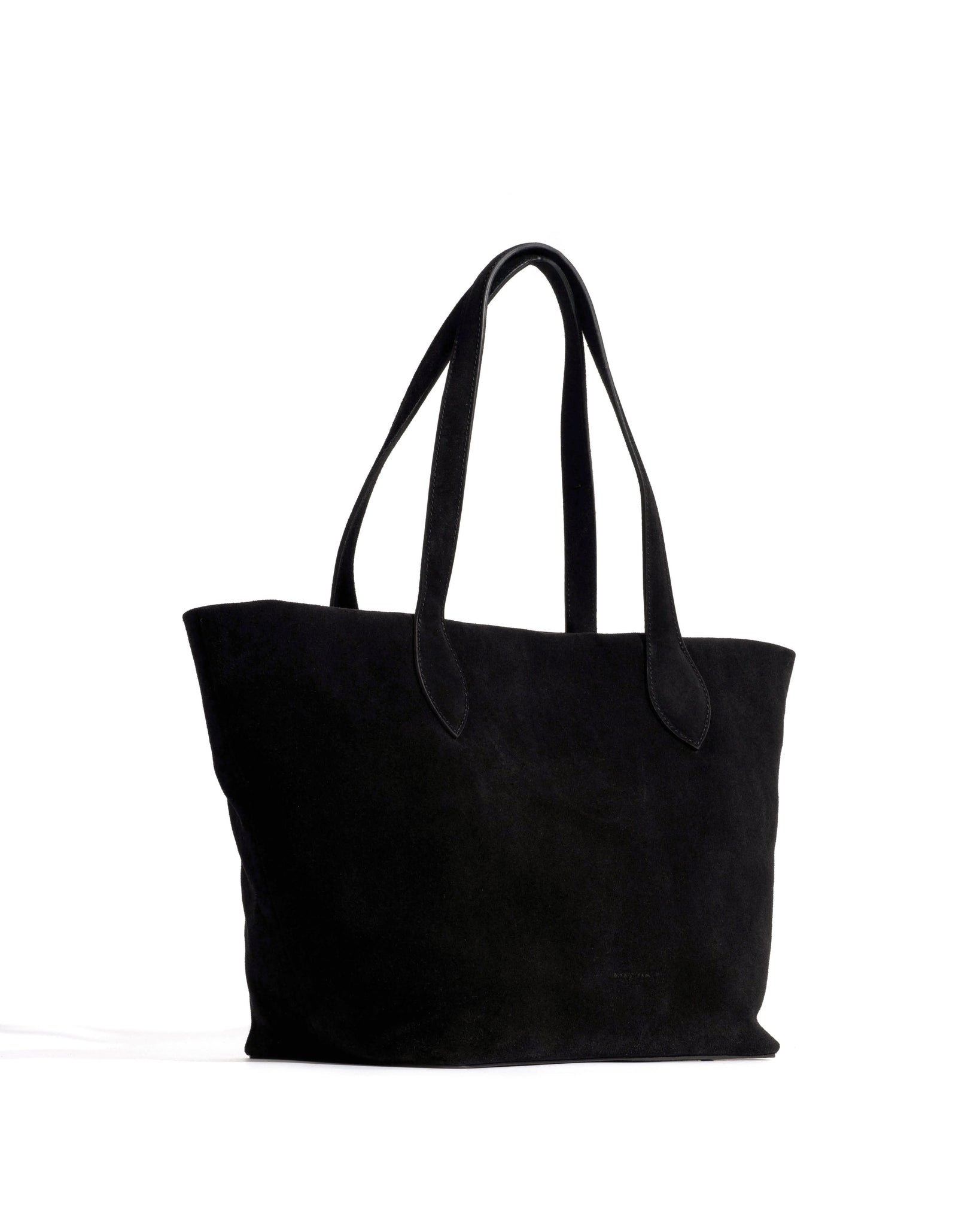Arya carryall bag Calf suede Black - Anonymous Copenhagen