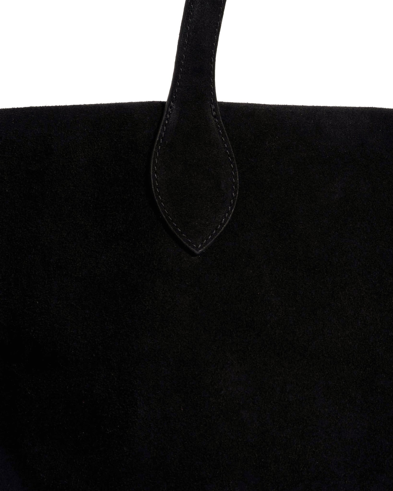 Arya carryall bag Calf suede Black - Anonymous Copenhagen