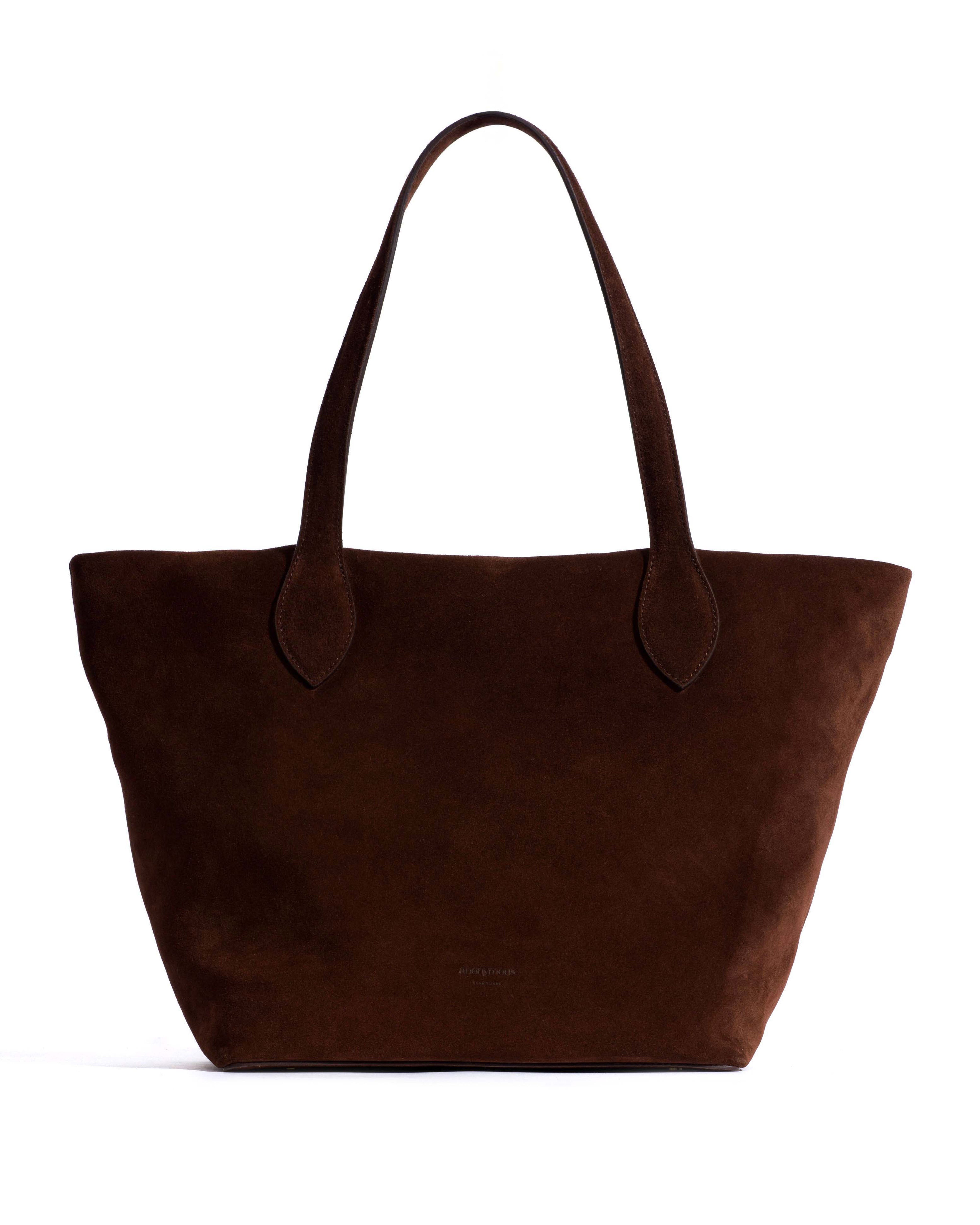 Arya everyday carryall Calf suede Chocolate