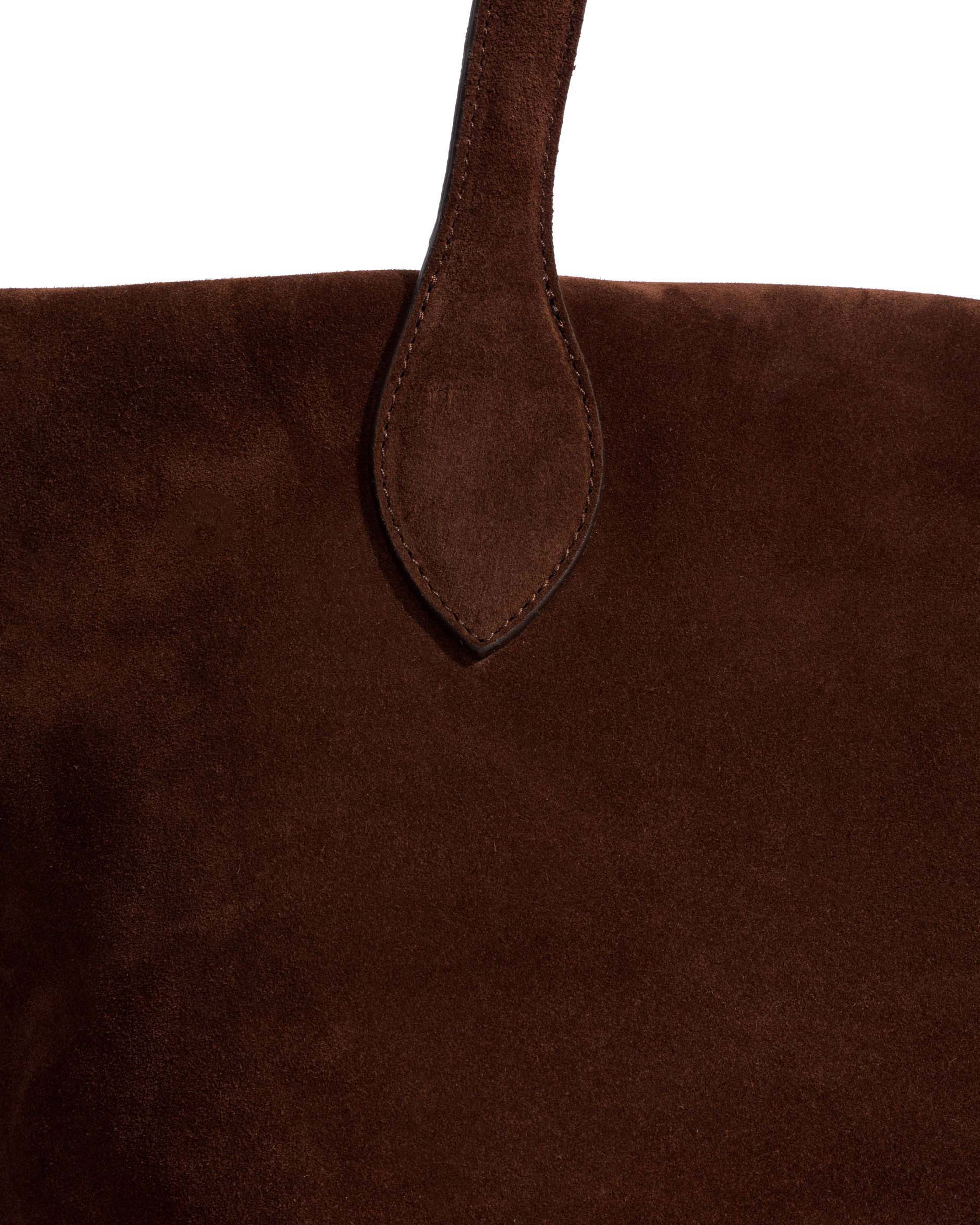 Arya everyday carryall Calf suede Chocolate