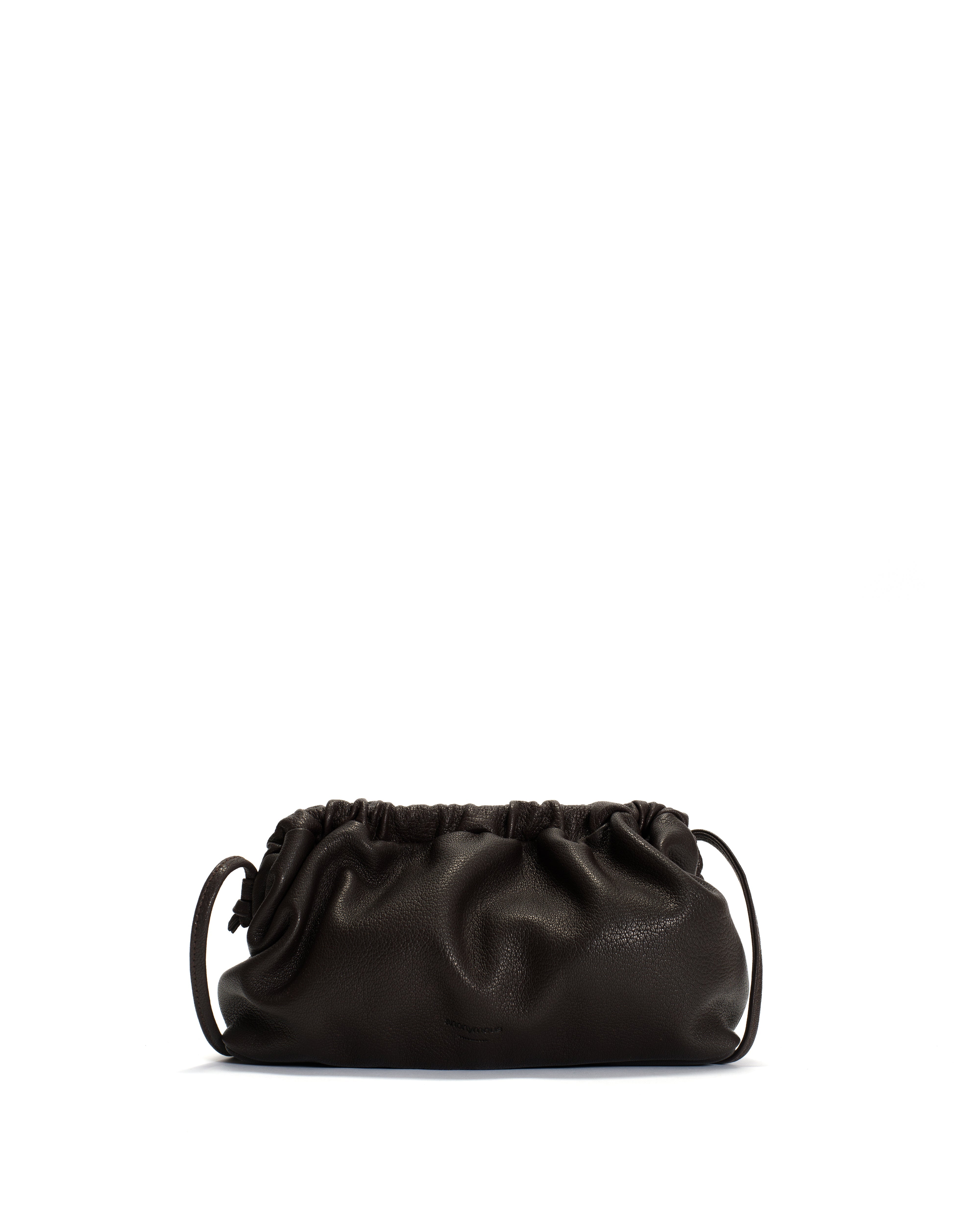 Hally grand cloud bag Grained chevre goat Coffee brown