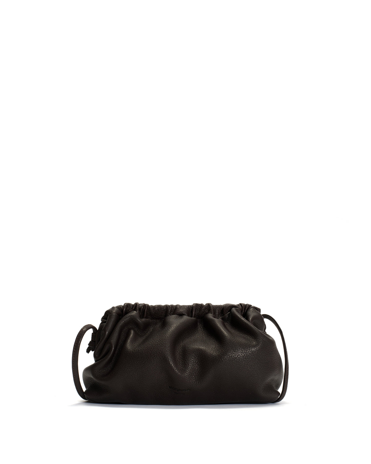 Hally classic cloud bag Grained chevre goat Coffee brown