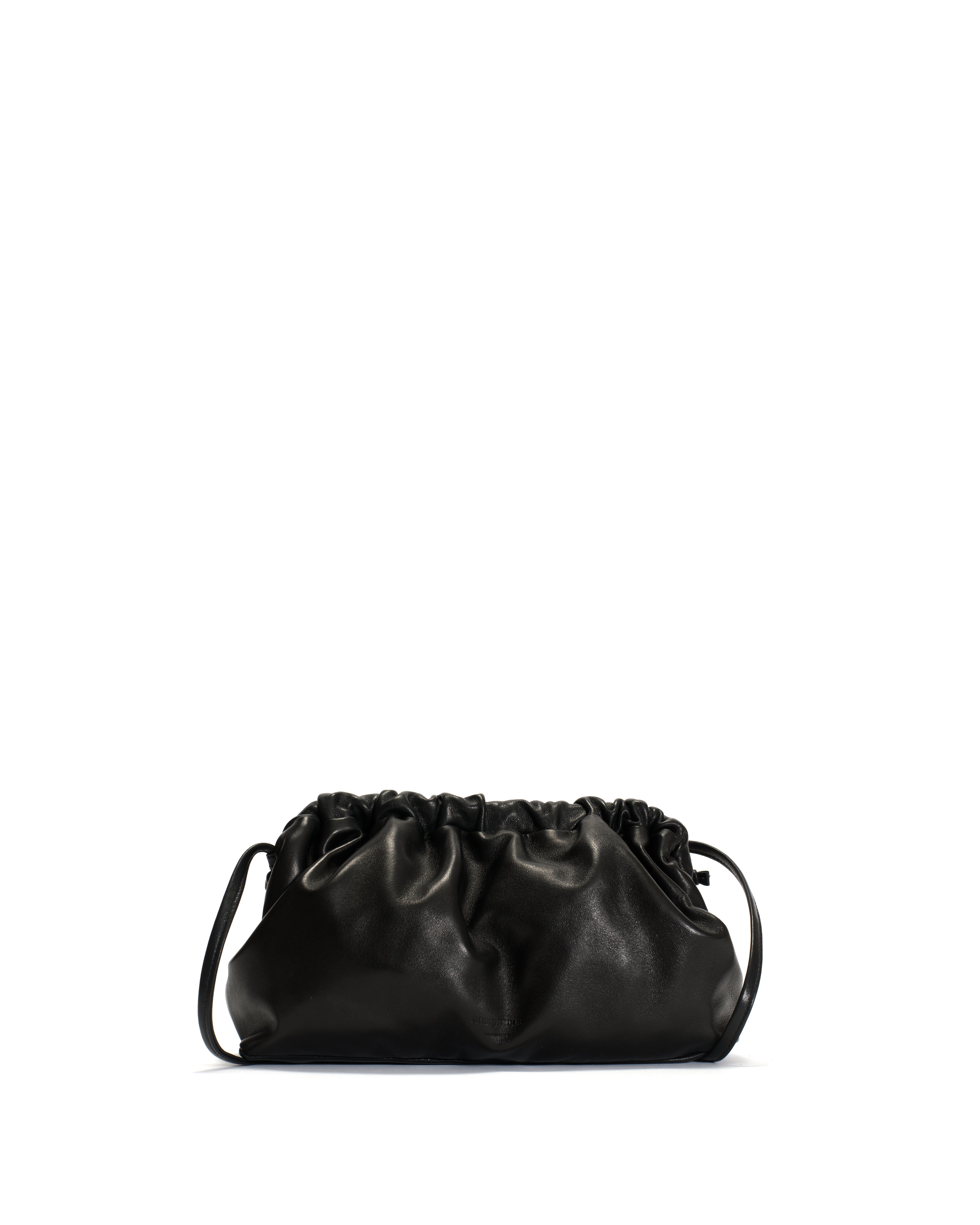 Hally grand cloud bag Shiny lamb Black