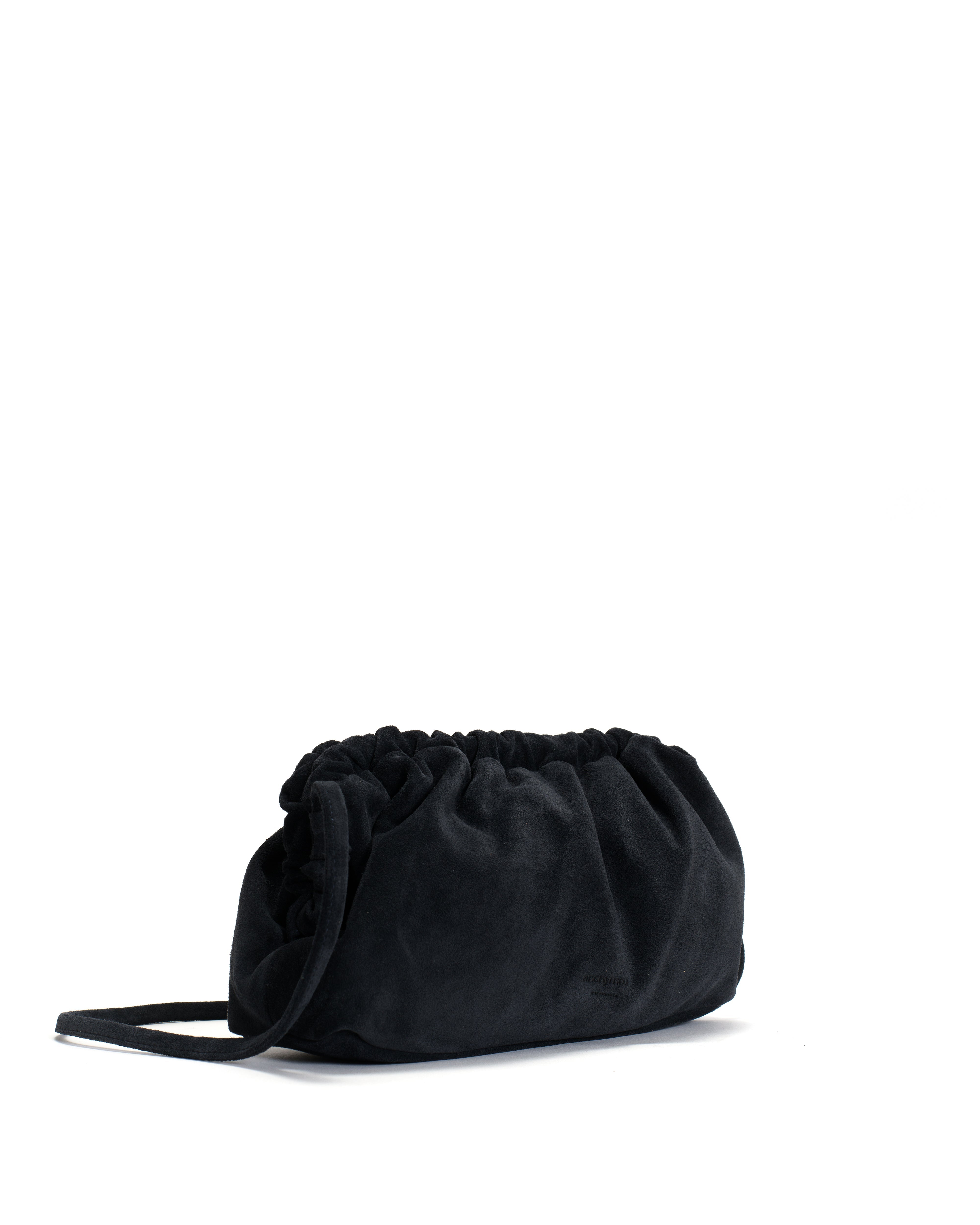 Hally grand cloud bag Calf suede Dark blue