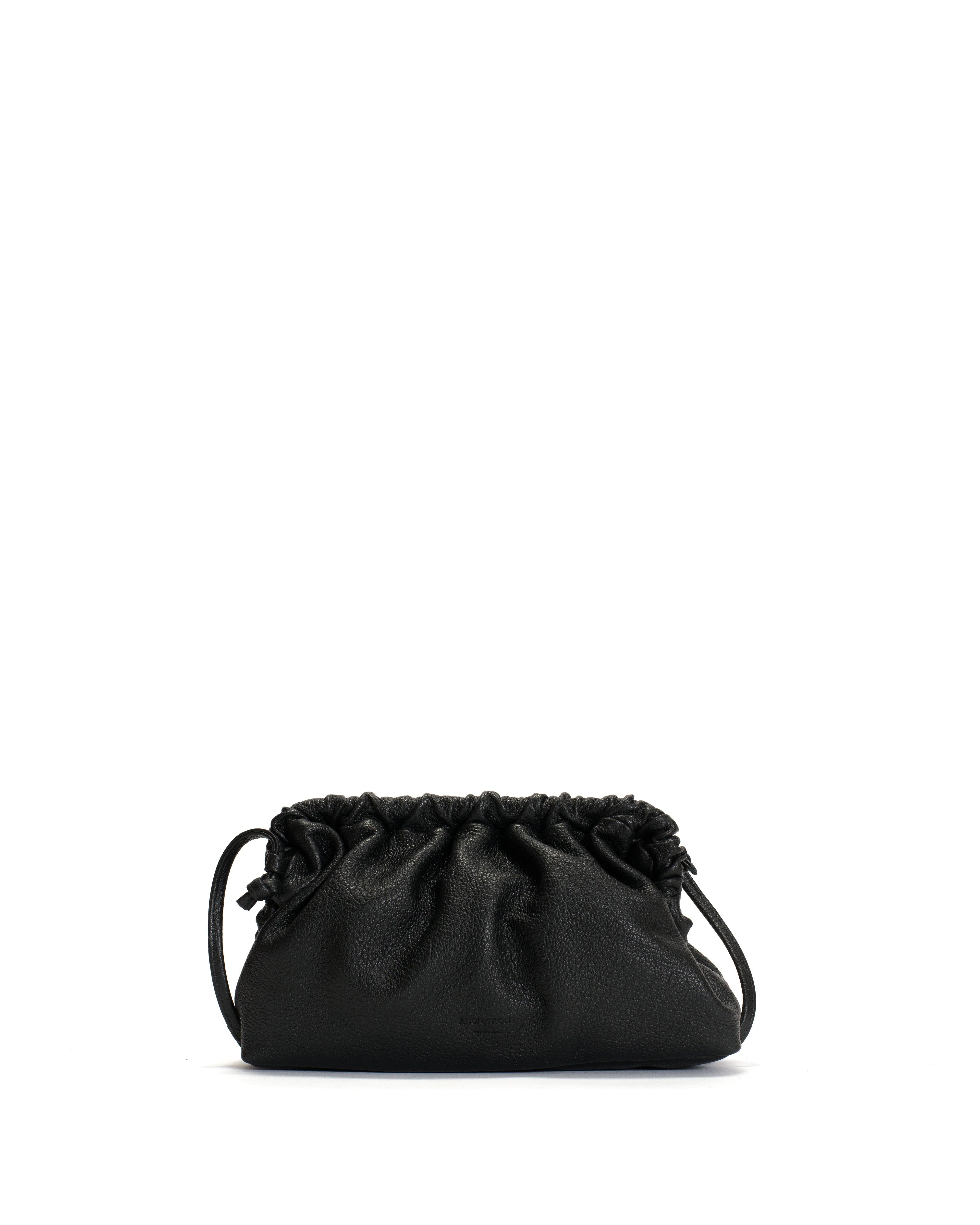 Hally grand cloud bag Grained chevre goat Black