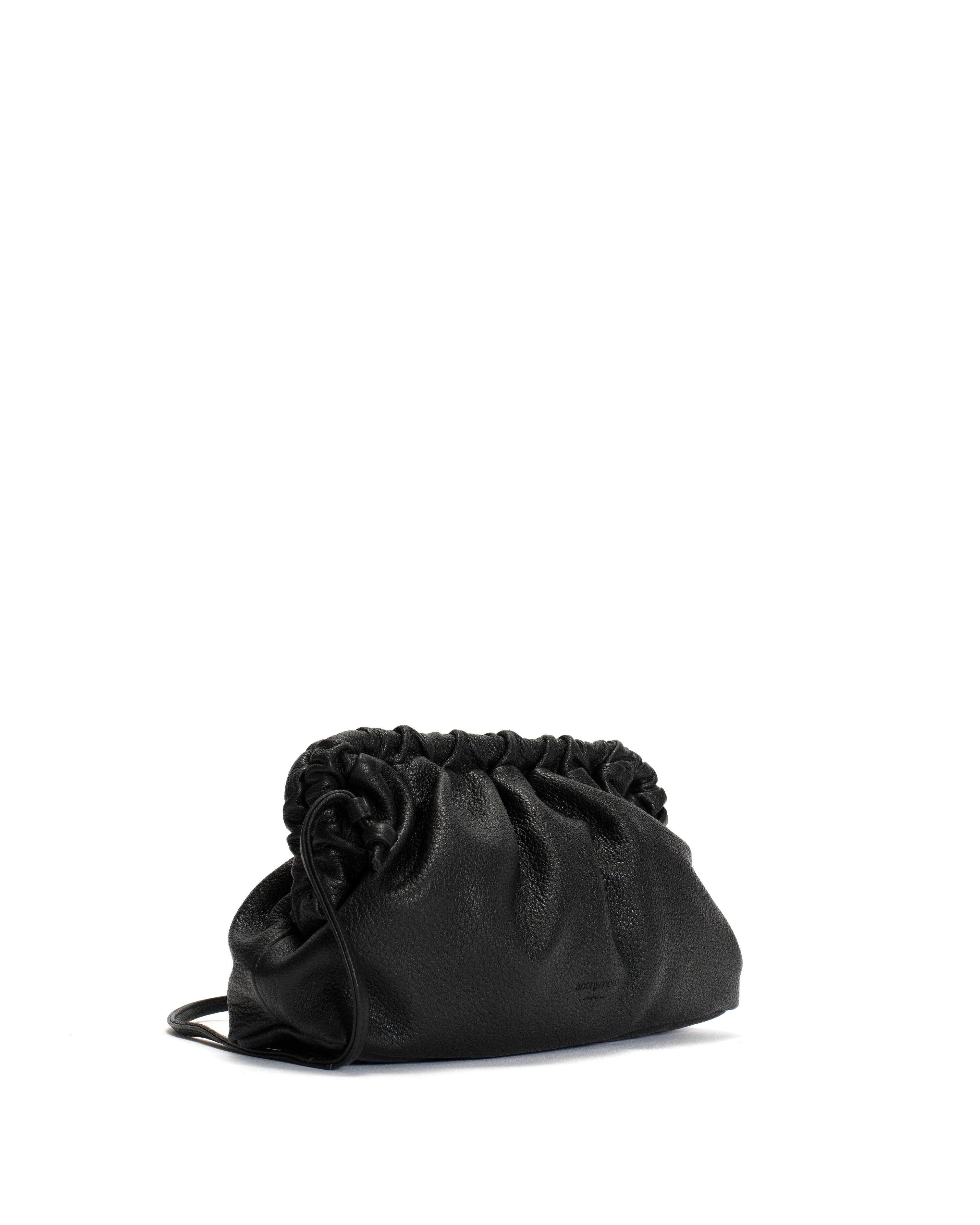 Hally grand cloud bag Grained chevre goat Black