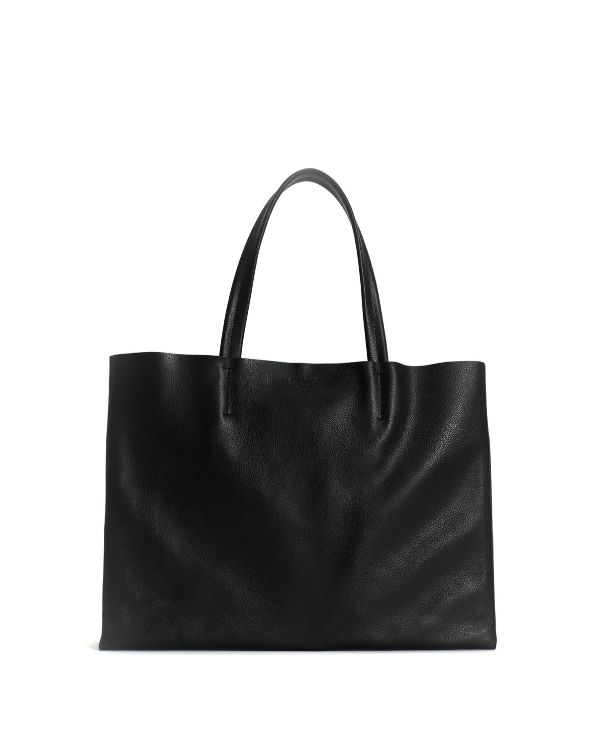 Ruba shopper Pebbled soft calf Black