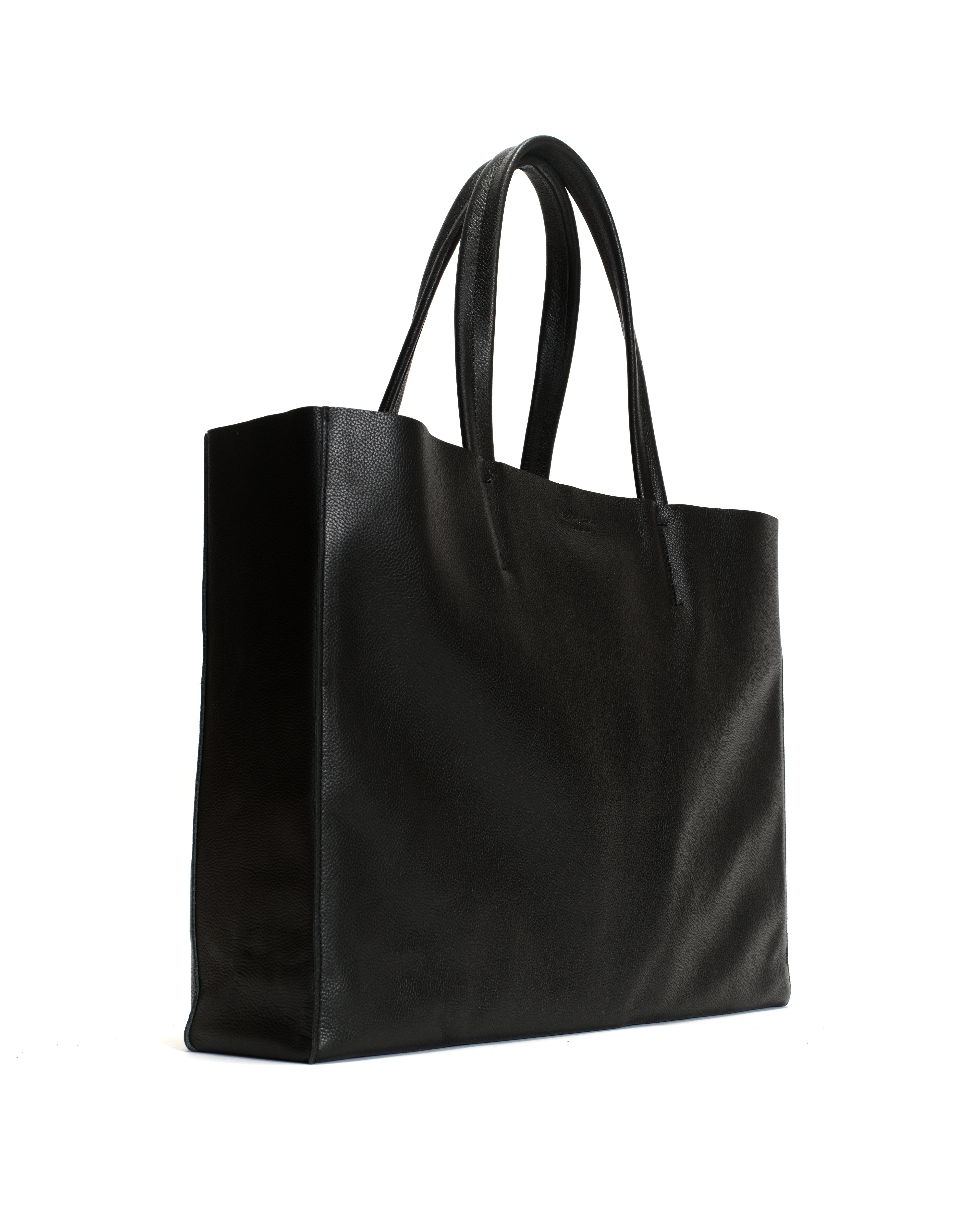 Ruba shopper Grained soft calf Black