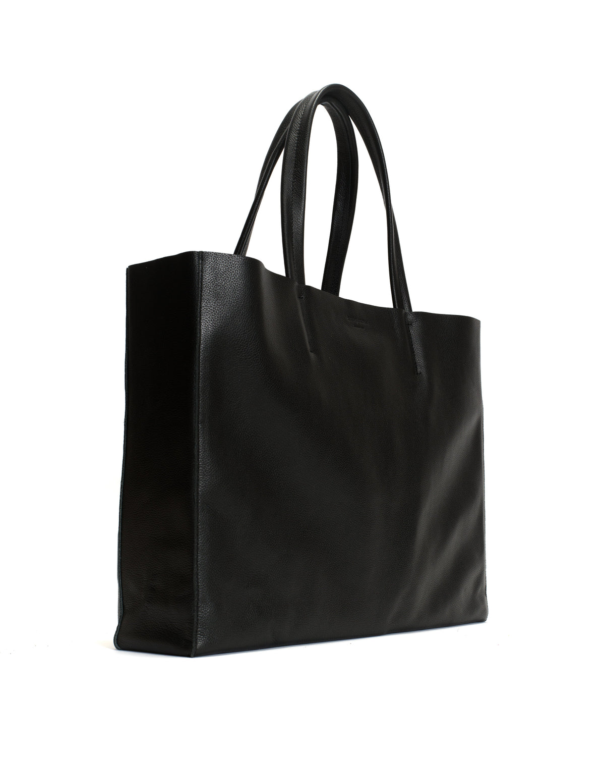 Ruba shopper Pebbled soft calf Black