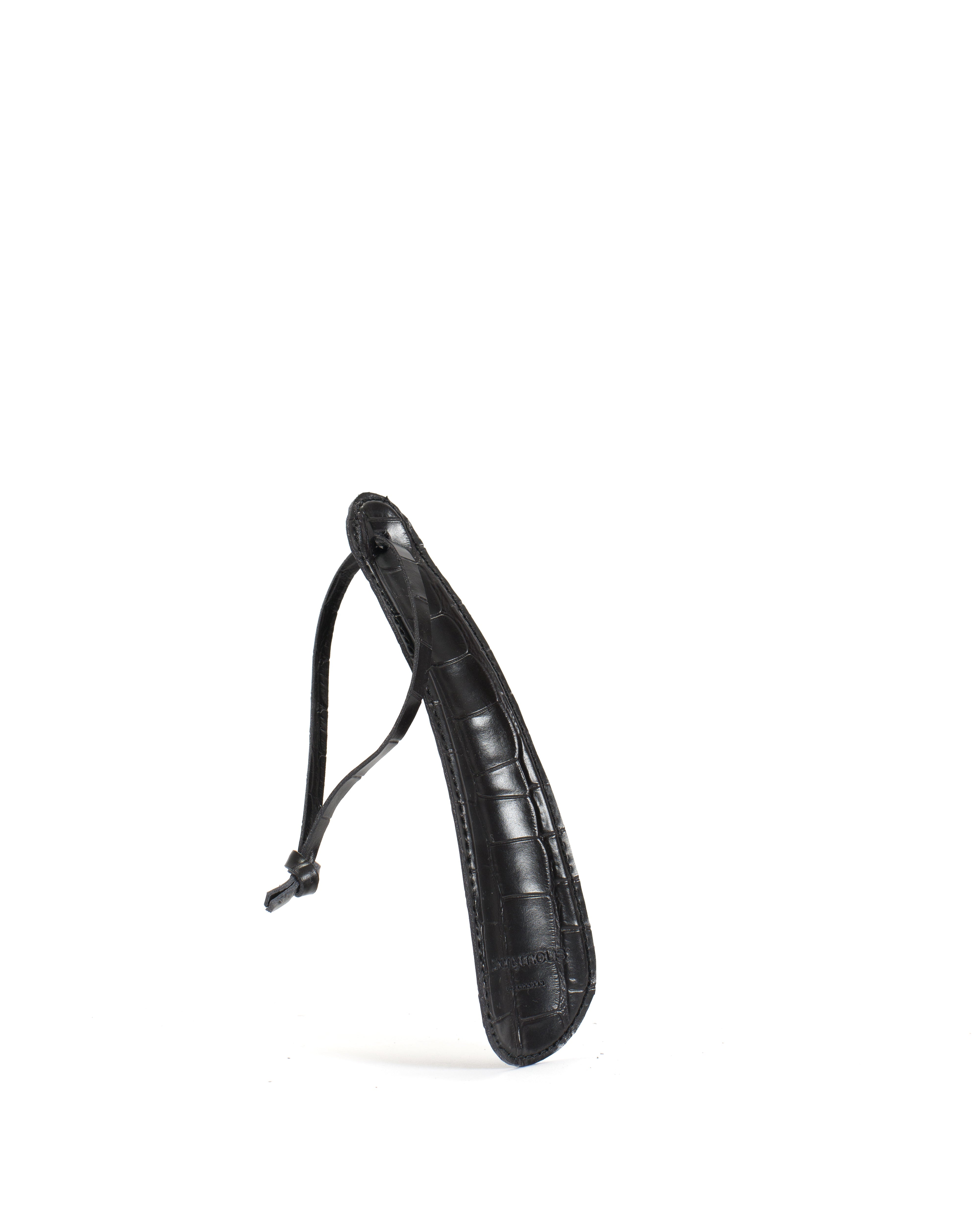Shoehorn Croco calf Black