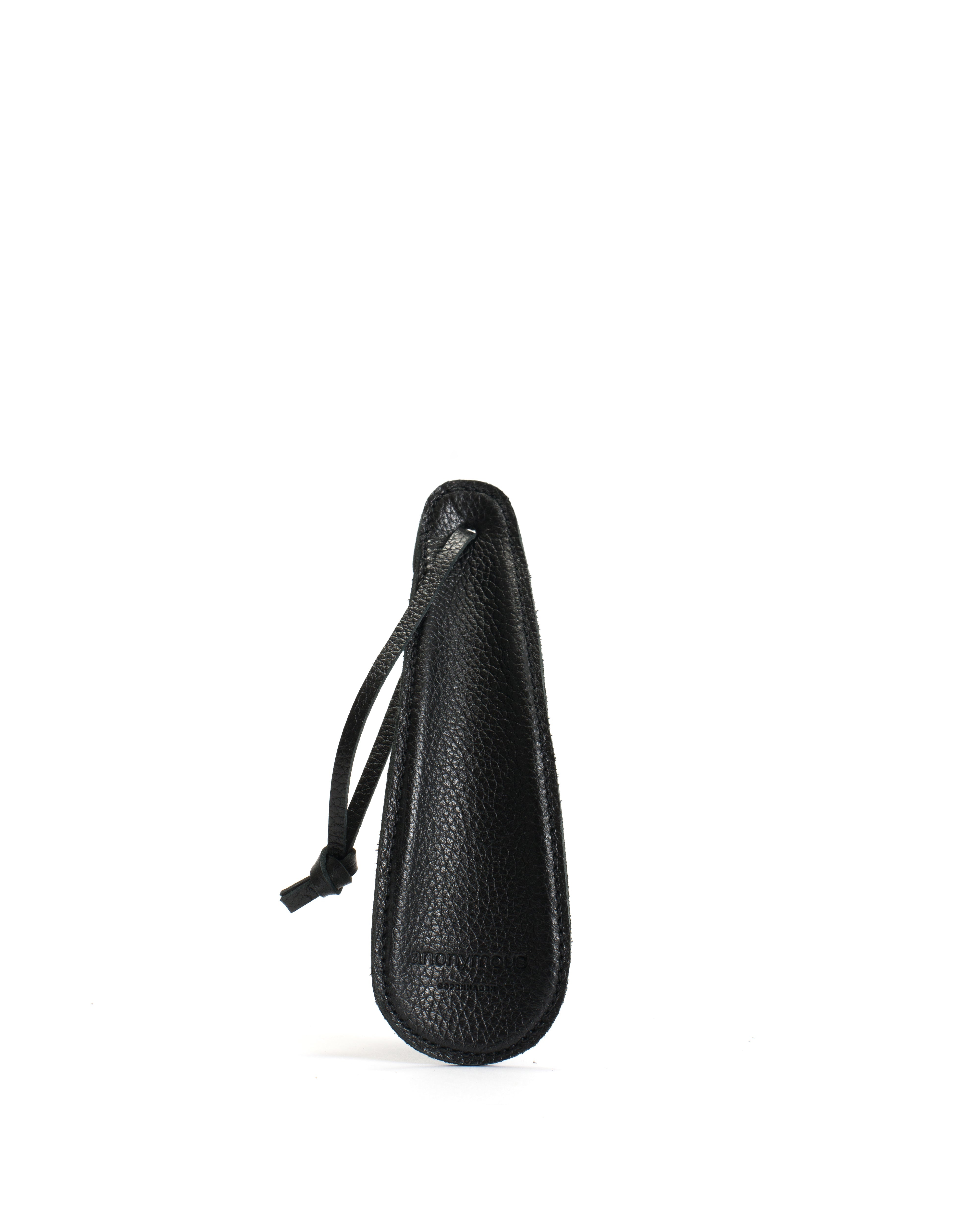 Shoehorn Grained soft calf Black