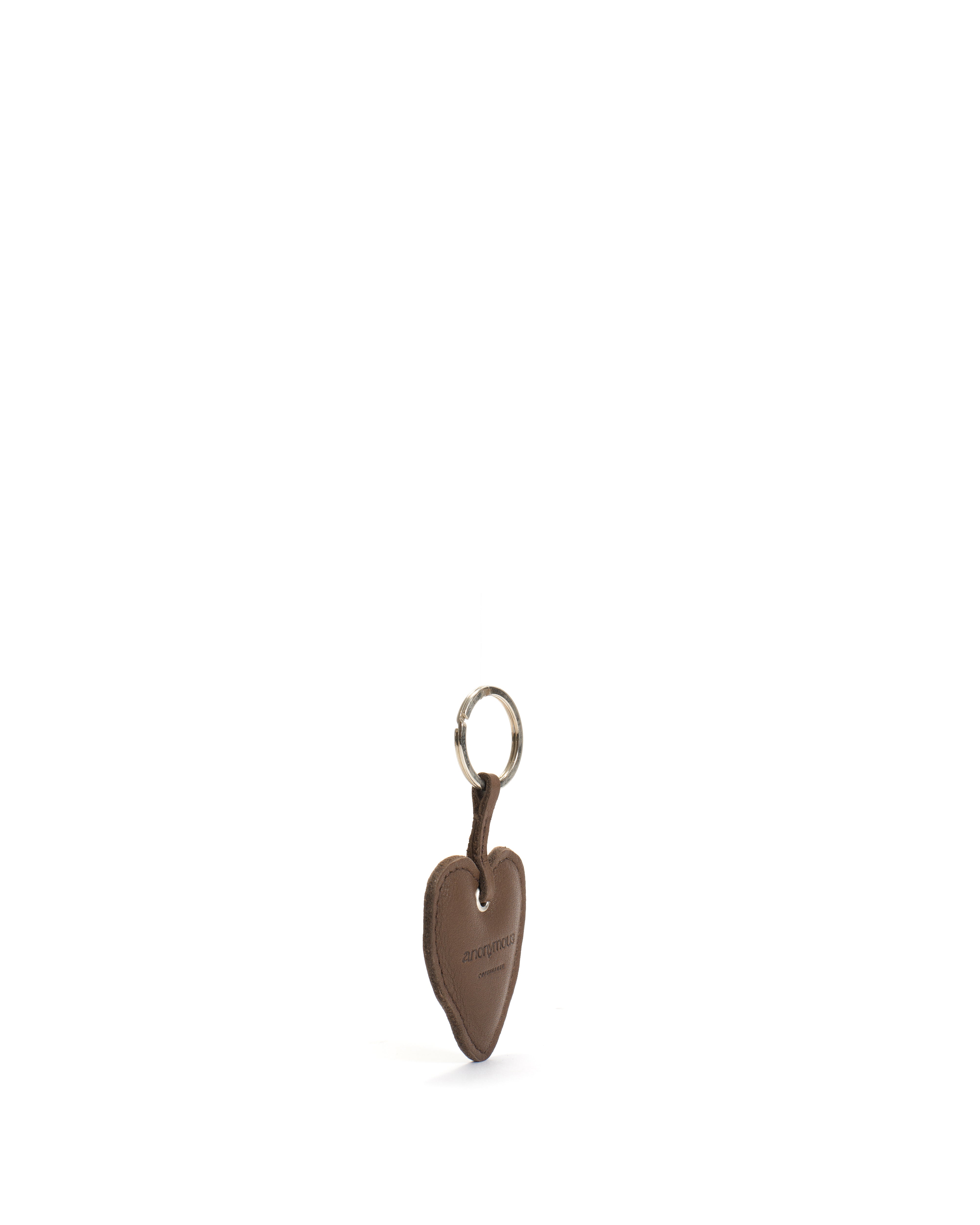 Keyring Soft calf Dark taupe