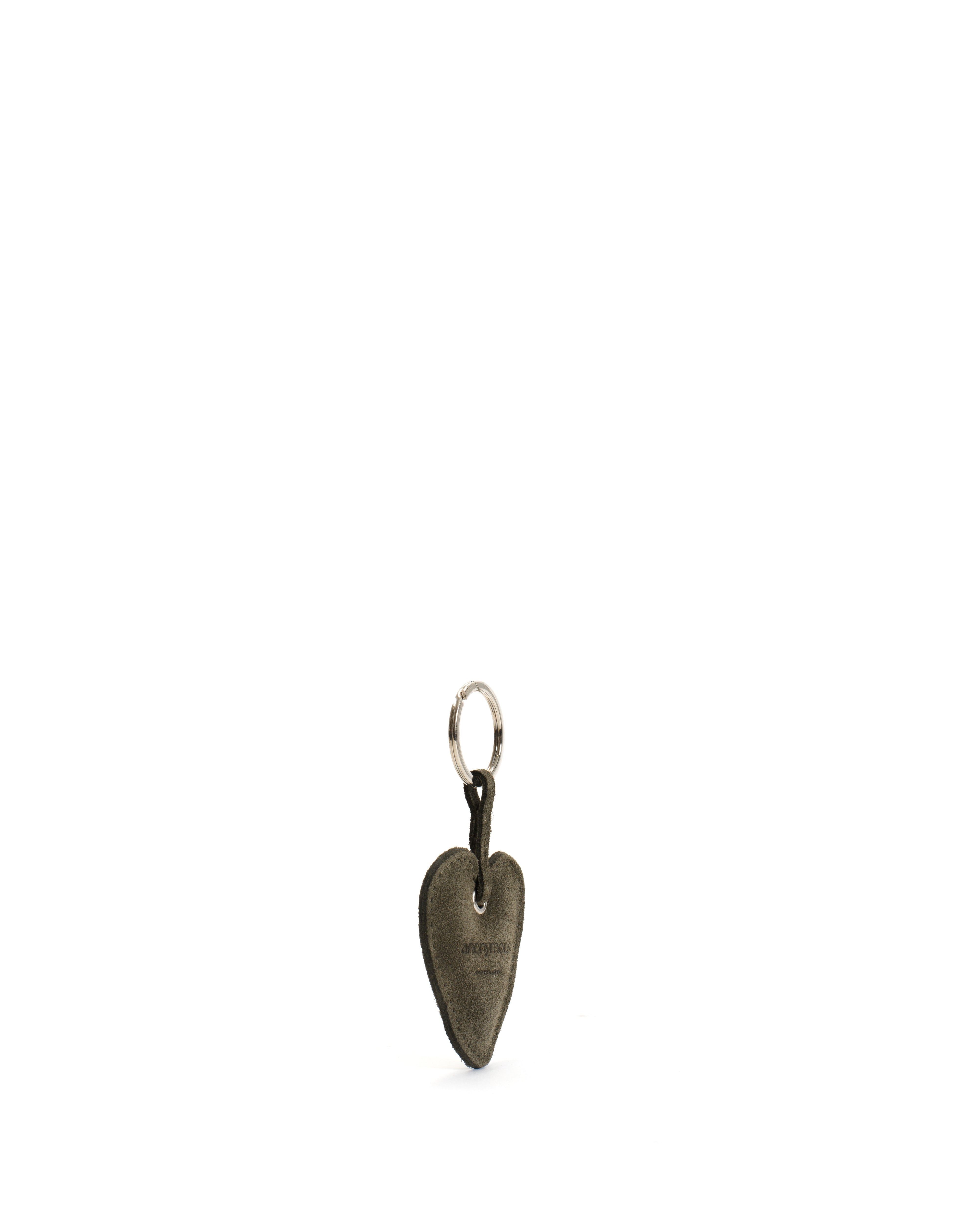 Keyring Calf suede Moss green