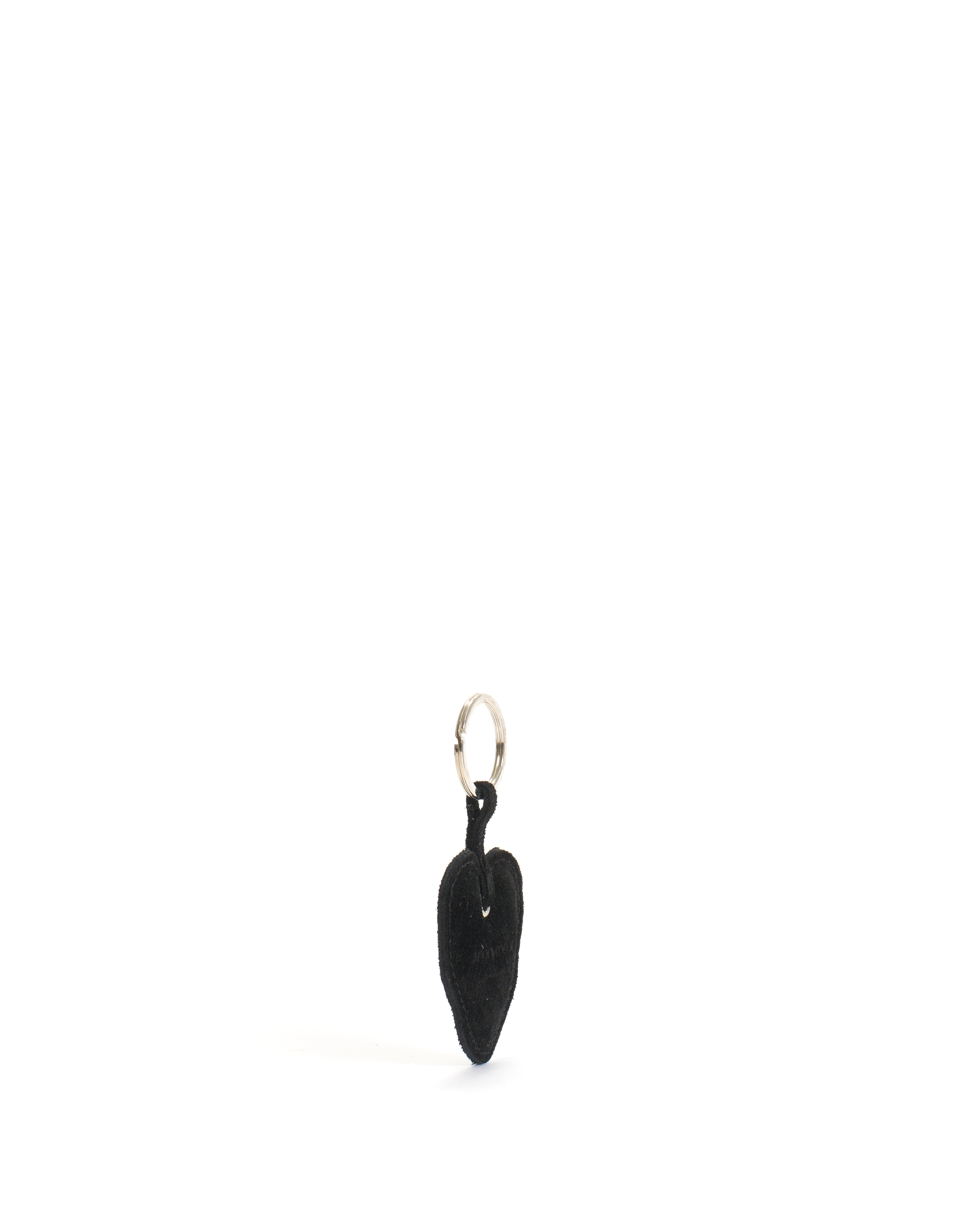 Keyring Calf suede Black