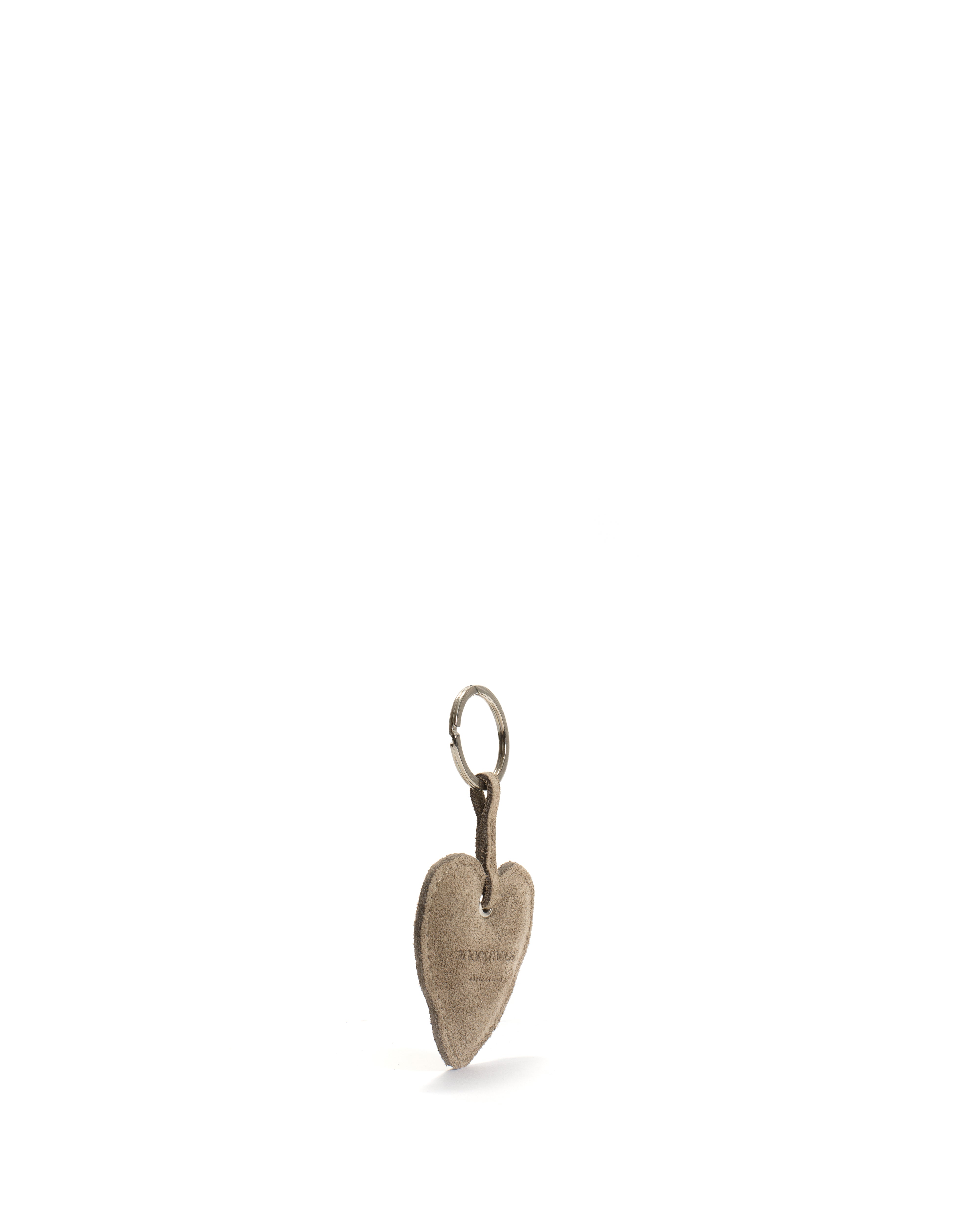 Keyring Calf suede Mushroom