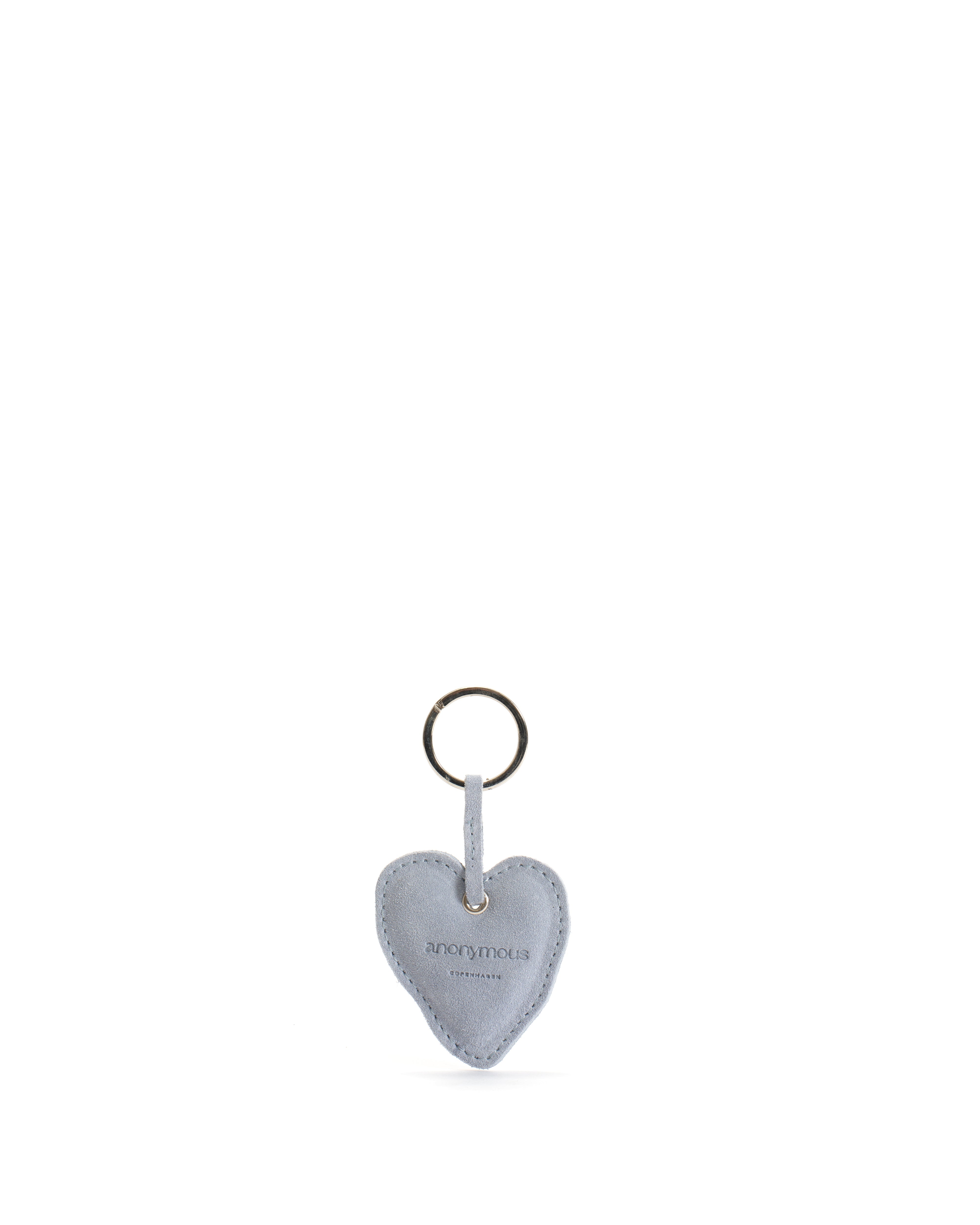 Keyring Calf suede Lichen blue