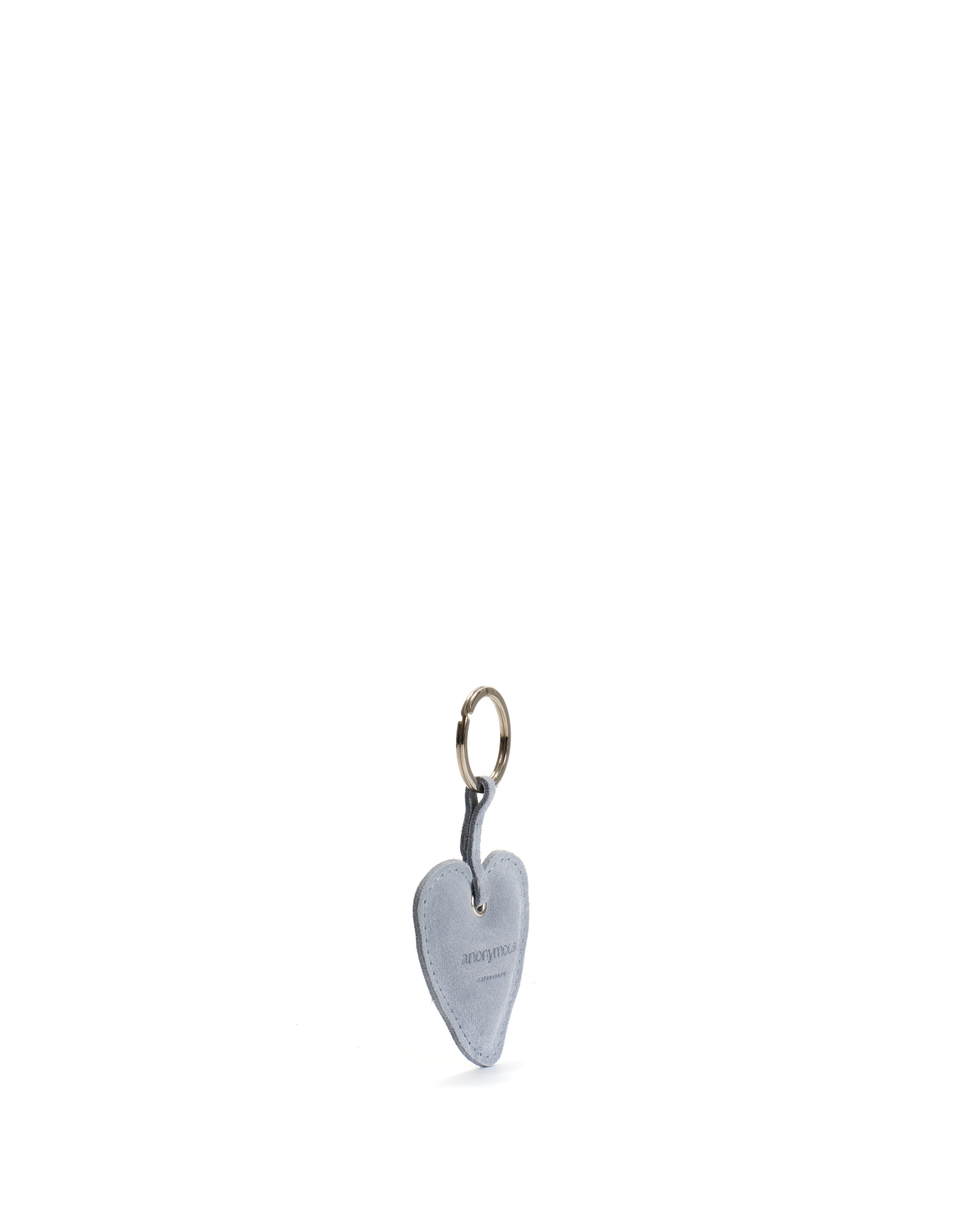 Keyring Calf suede Lichen blue