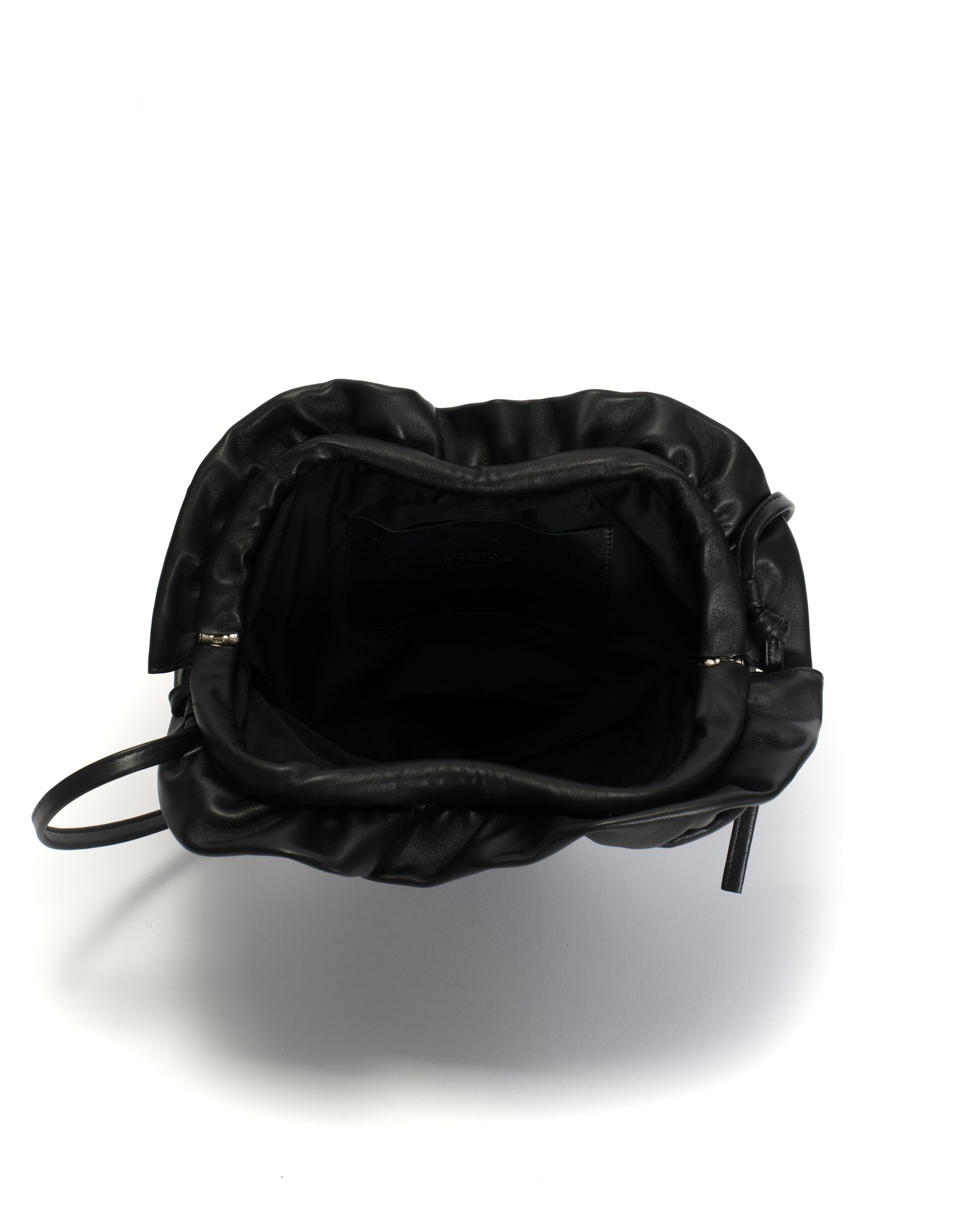 Zally heart bag Shiny lamb Black - Anonymous Copenhagen