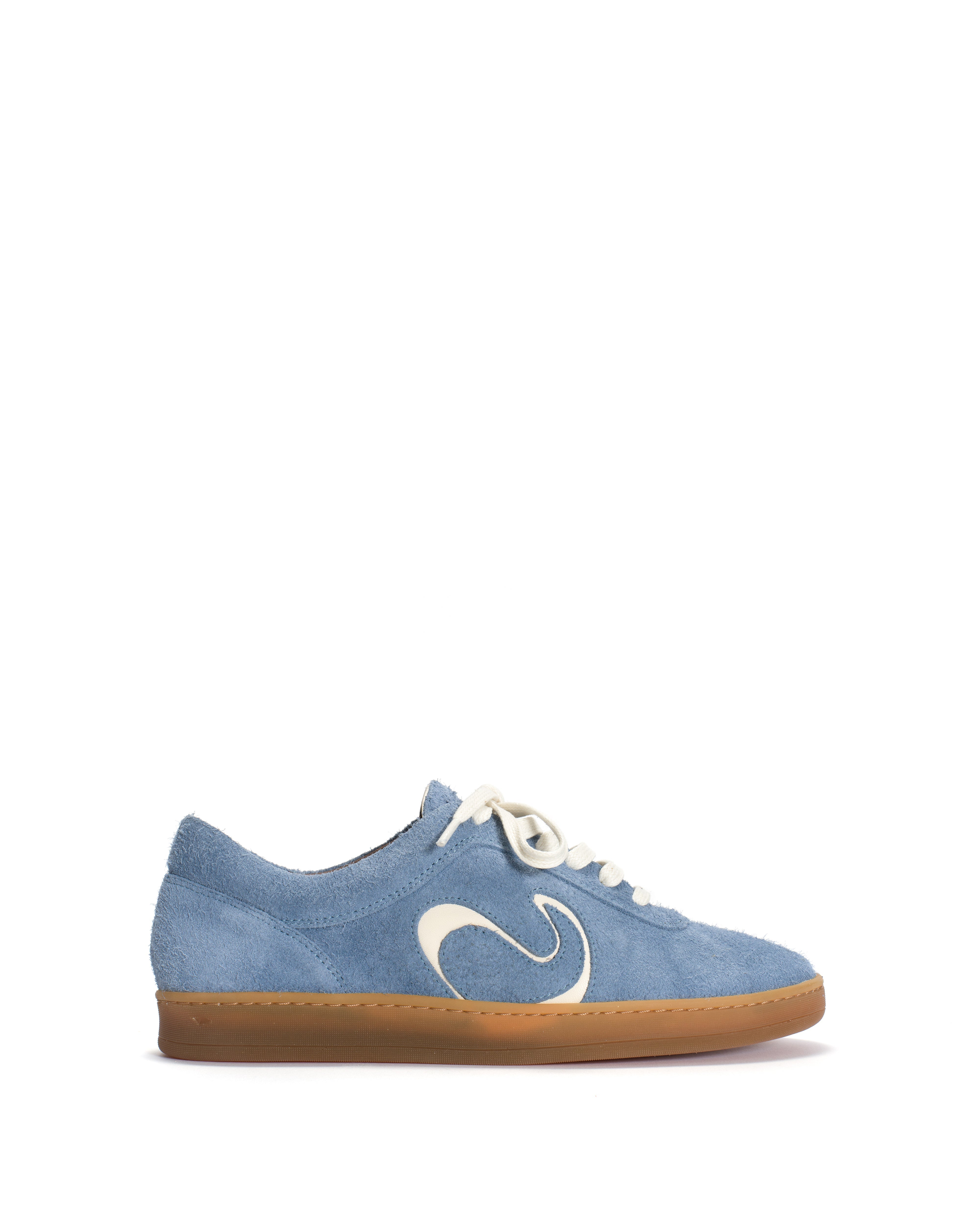 Blaire hevea Plushed calf suede Lichen blue