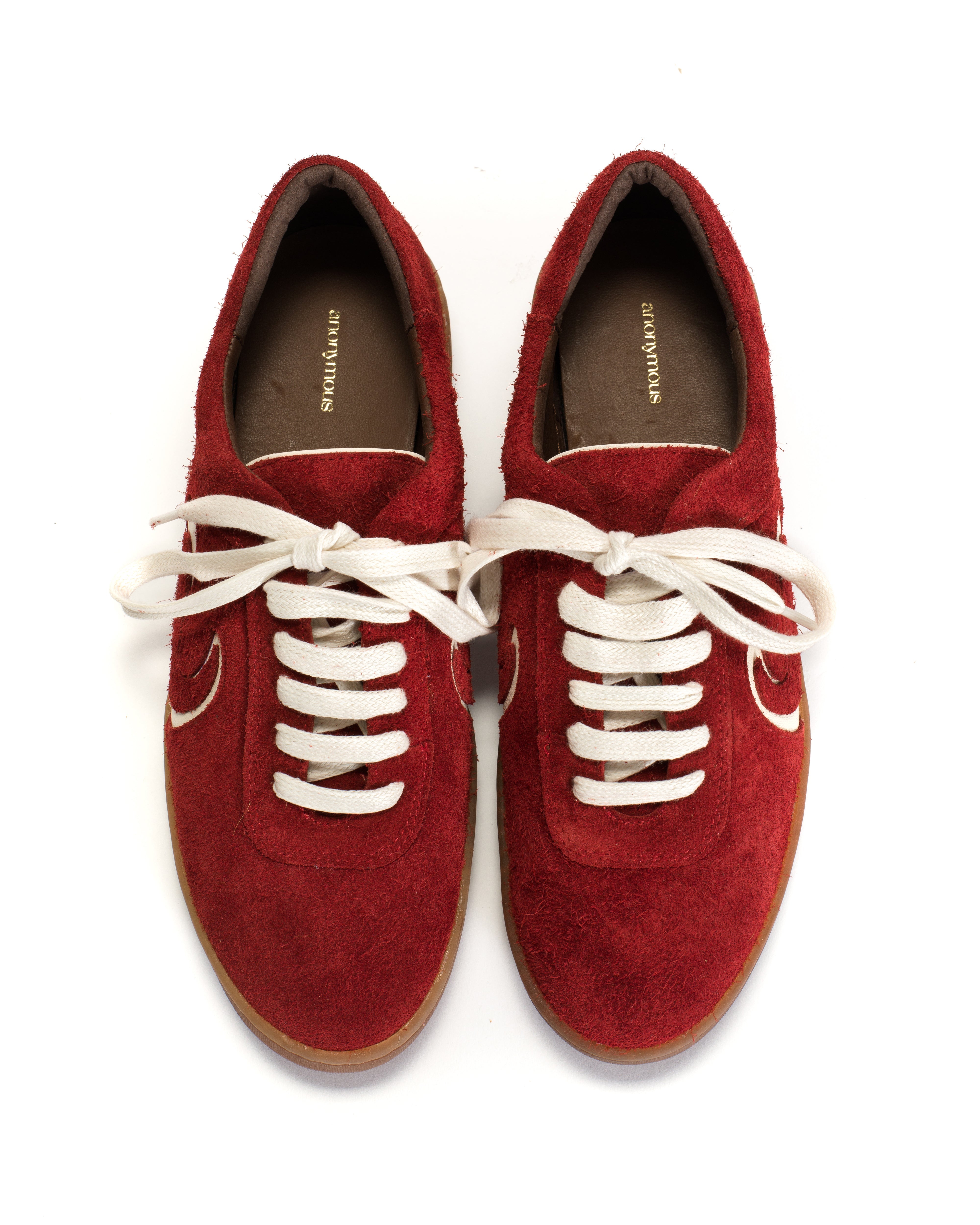 Blaire hevea Plushed calf suede Ruby red