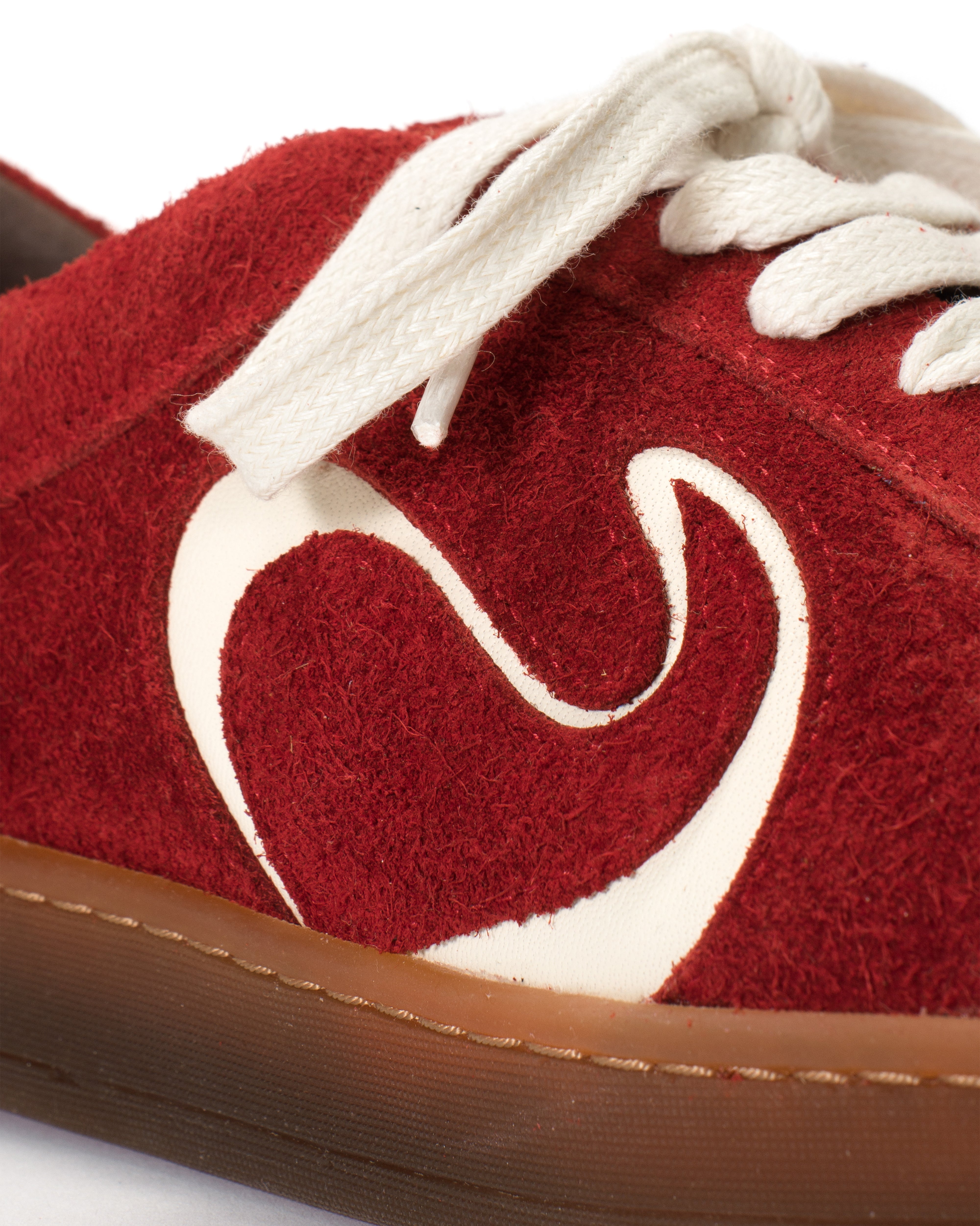 Blaire hevea Plushed calf suede Ruby red