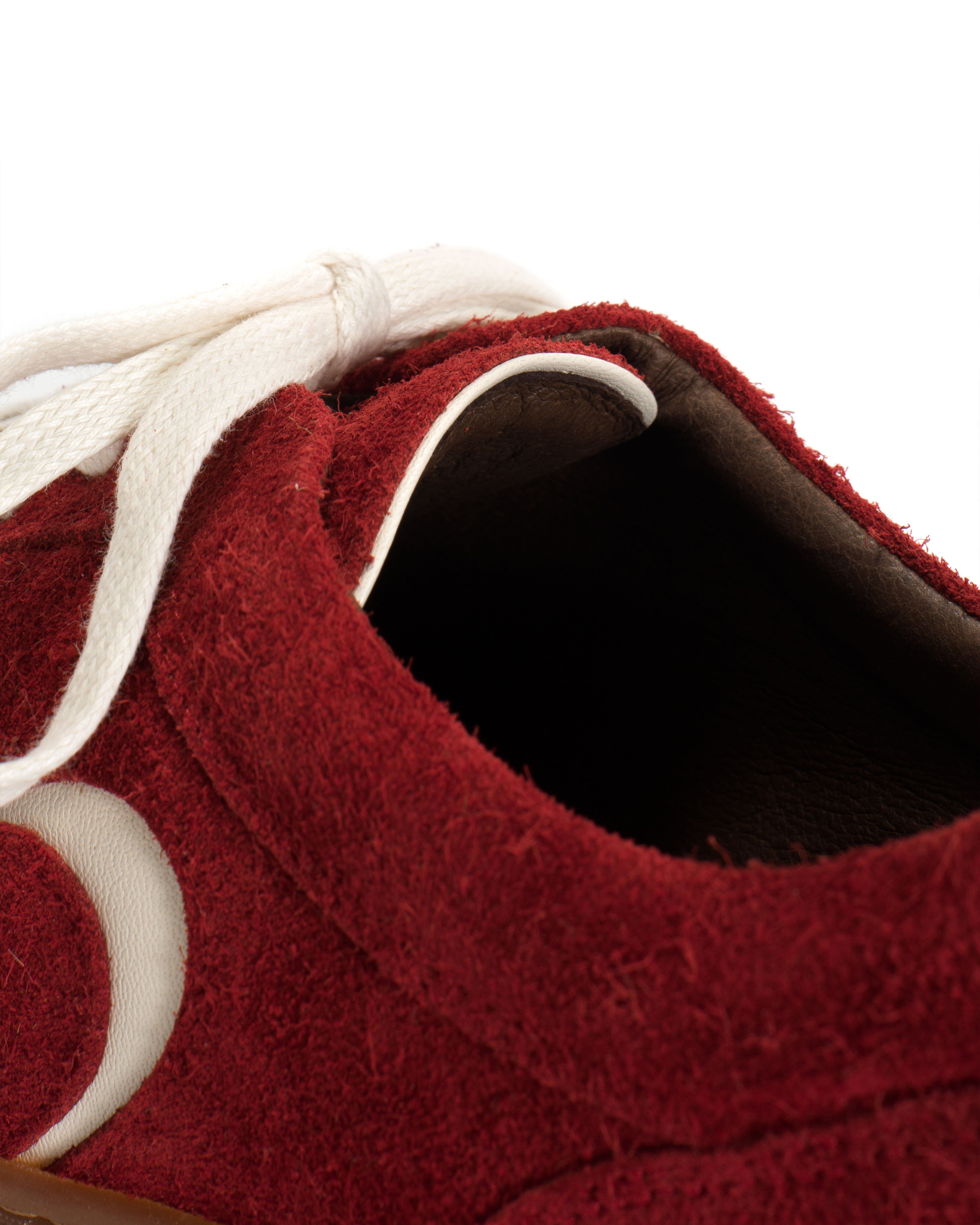 Blaire hevea Plushed calf suede Ruby red