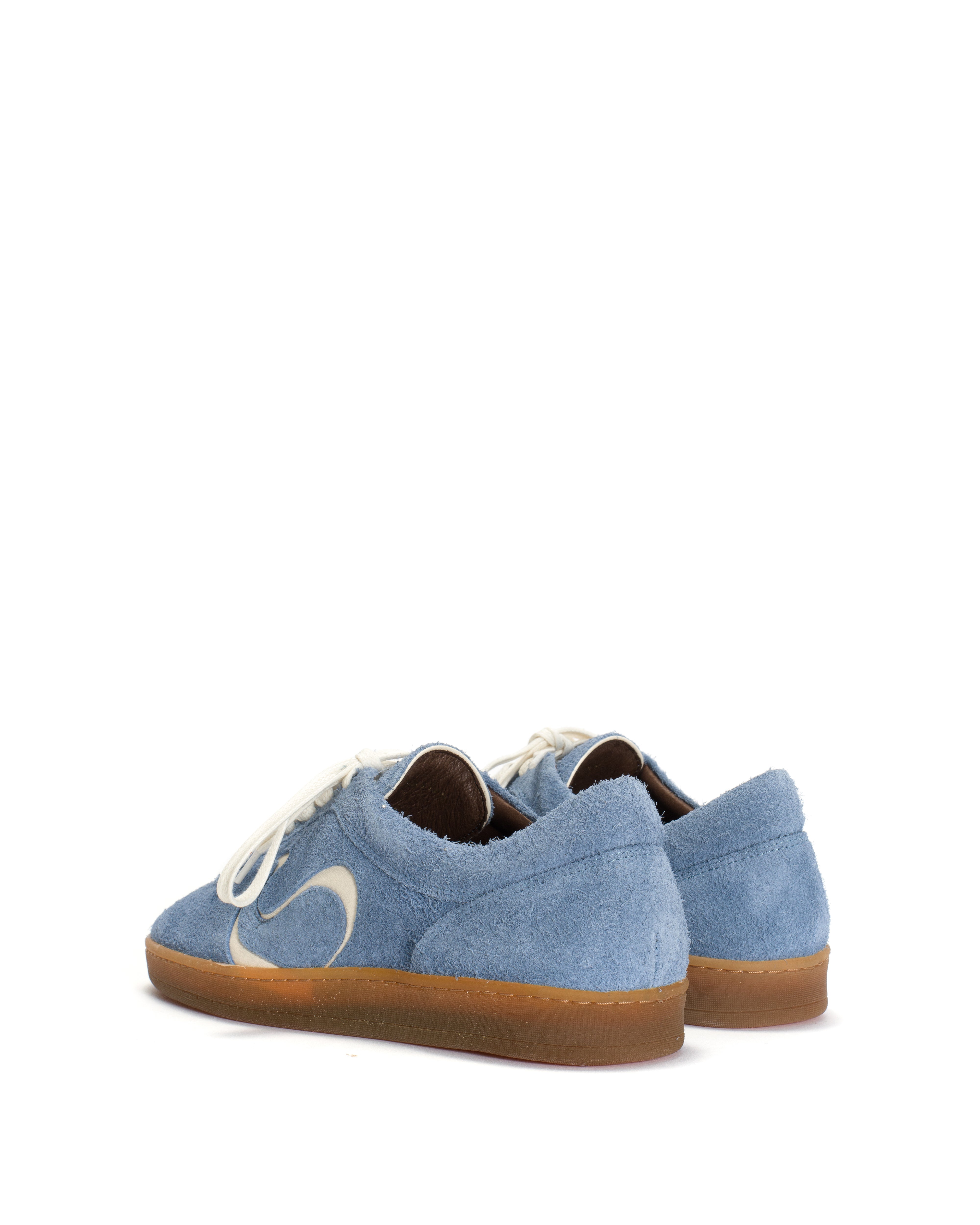 Blaire hevea Plushed calf suede Lichen blue