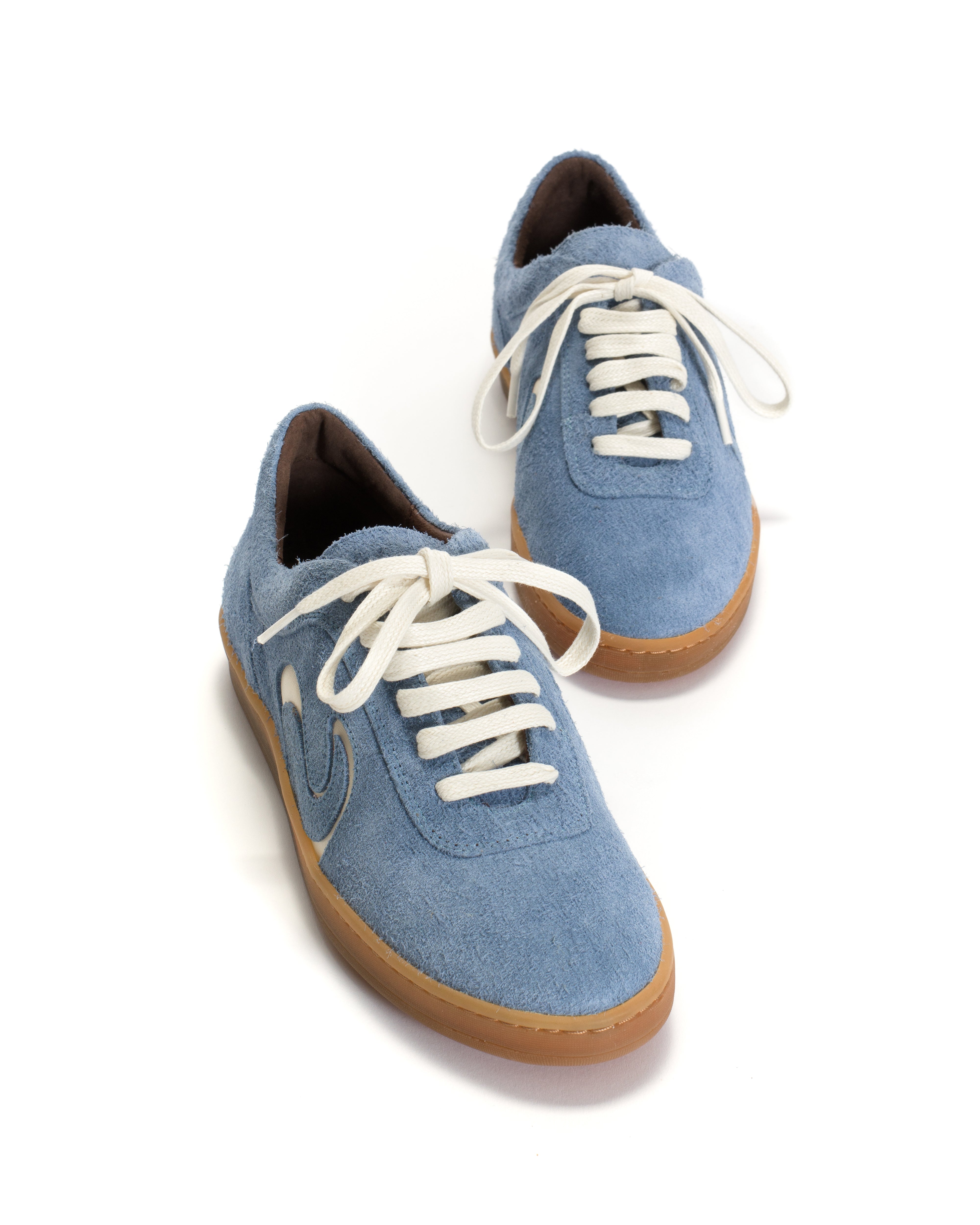 Blaire hevea Plushed calf suede Lichen blue