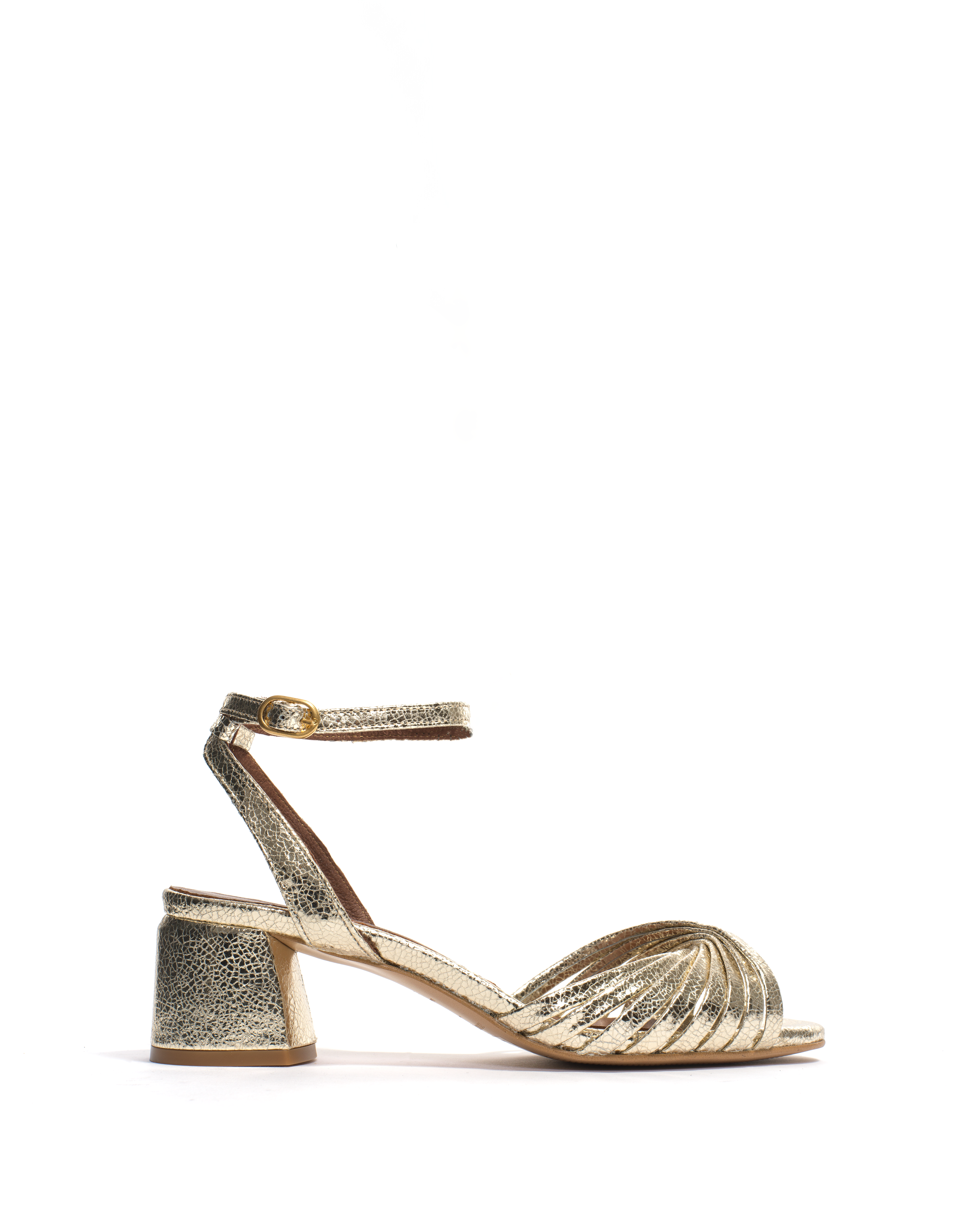 Margriet Crackled metallic goat Champagne
